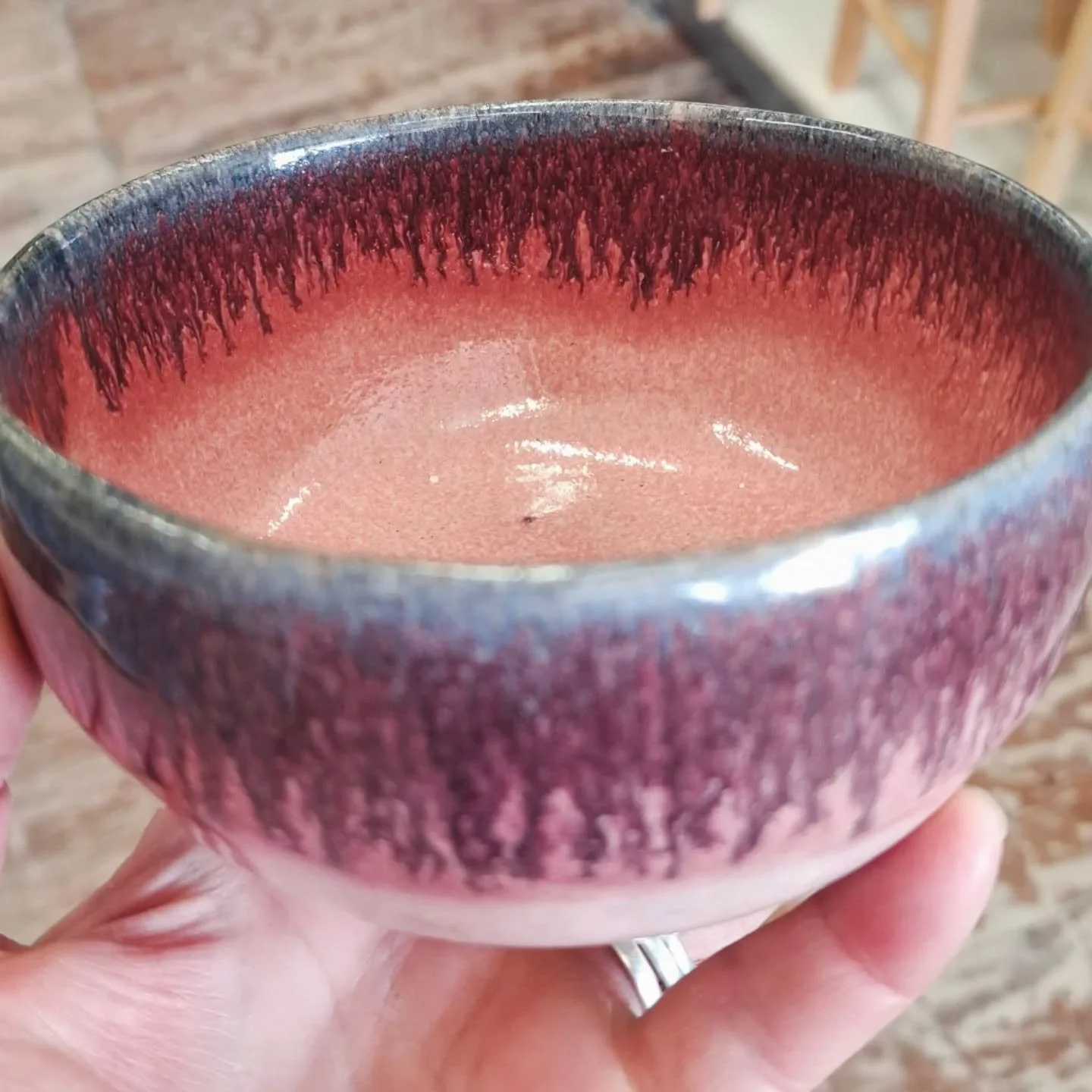 New lovely glaze combinations:
Pink with peacock
Tenmoko with peacock

The layering of these glazes run a lot, so the second dip is only on the top rim, never more than 1/3 from the top and never ever on the bottom. 

#stleonardsceramics #ceramics #g