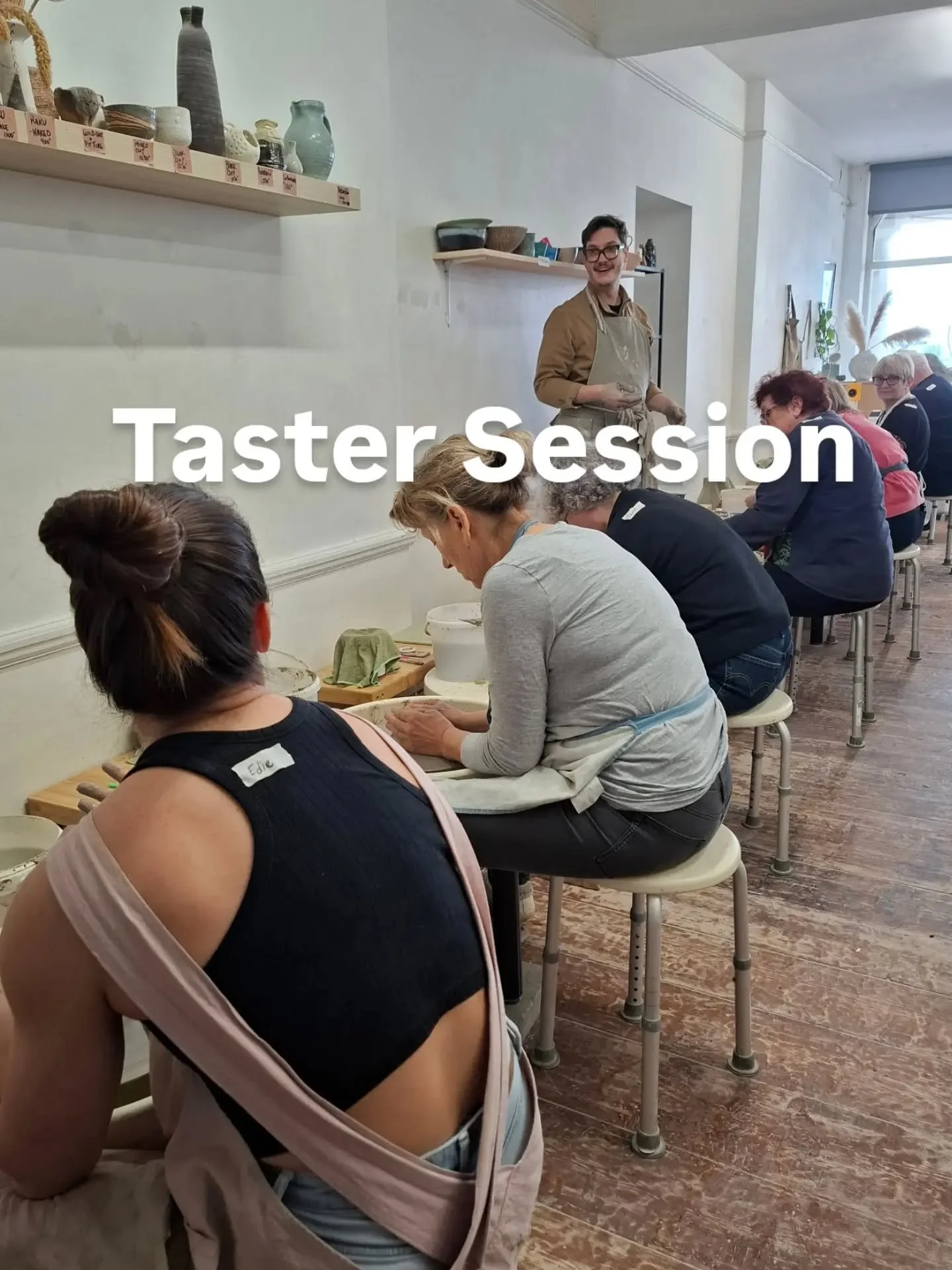 Join us for a taster session this September. 
Wheel Throwing and Handbuilding 12th September 10-2pm, &pound;70.00

Wheel Throwing 19th September 10-1pm, 55.00

Each person will make 3 pieces, choice of glaze and ready to collect 3-4 weeks after the s