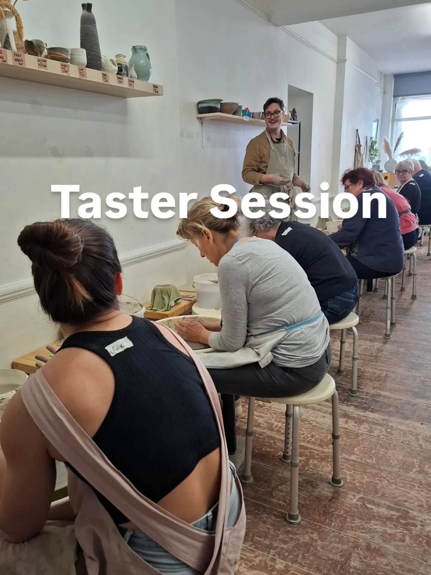 Join us for a taster session this September. 
Wheel Throwing and Handbuilding 12th September 10-2pm, &pound;70.00

Wheel Throwing 19th September 10-1pm, 55.00

Each person will make 3 pieces, choice of glaze and ready to collect 3-4 weeks after the s