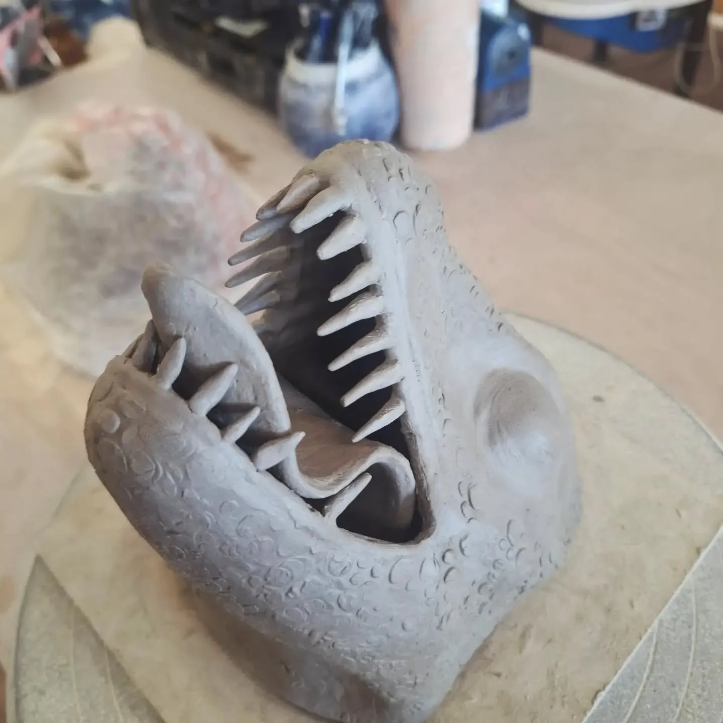 Work from our newest member. Can't wait to see them glazed. 

We look forward to welcoming back students next week for the start of autumn term. 

#ceramics 
#stleonardsceramics