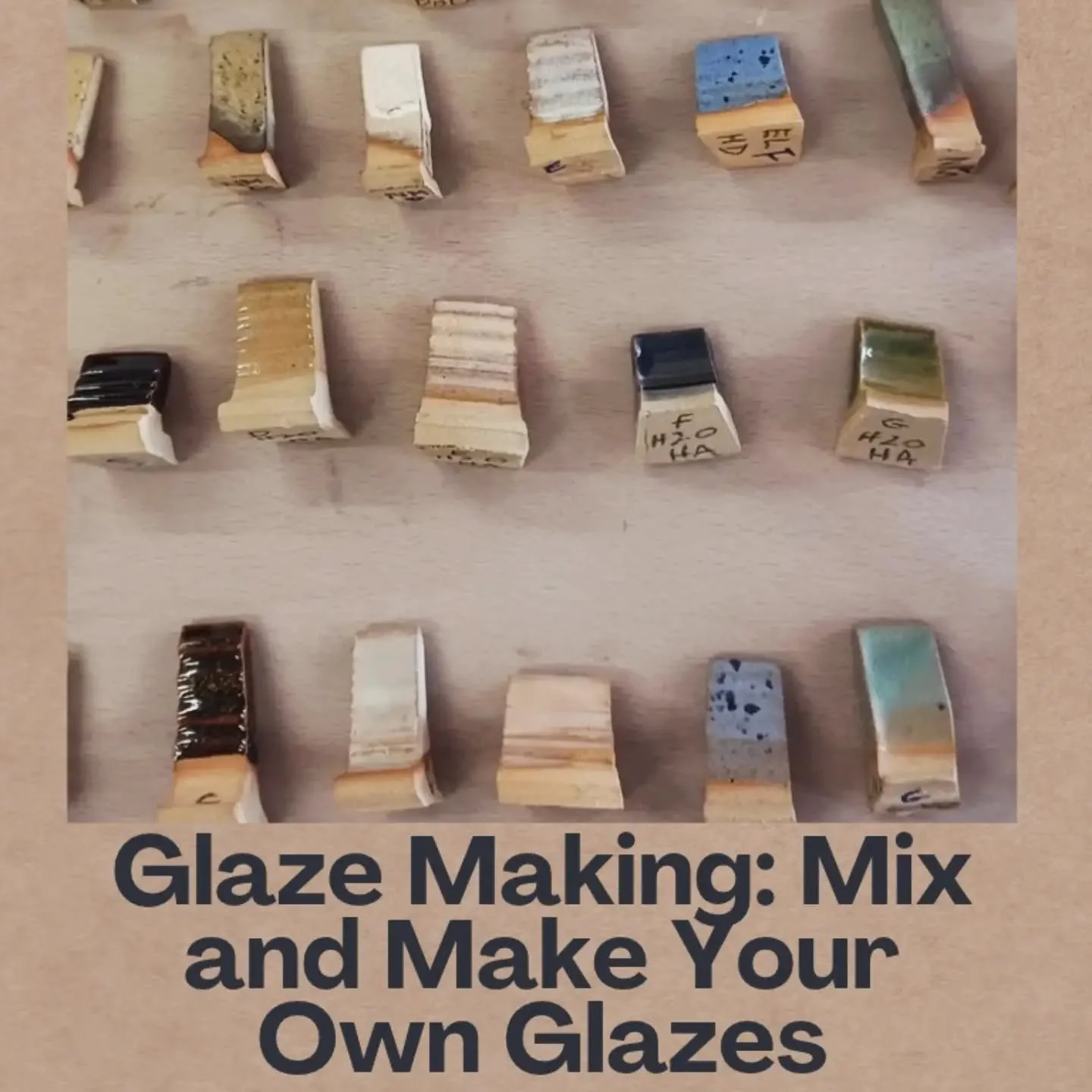NEW WORKSHOP 2O27
Glaze Making: Mix and Make Your Own Glazes
26 Feb and 5th March, 1:30-4:30
Teacher: Kim Kish
&pound;85.00

We&rsquo;ll explore the basics of glaze chemistry in a practical way, helping you understand the materials you&rsquo;re buyin
