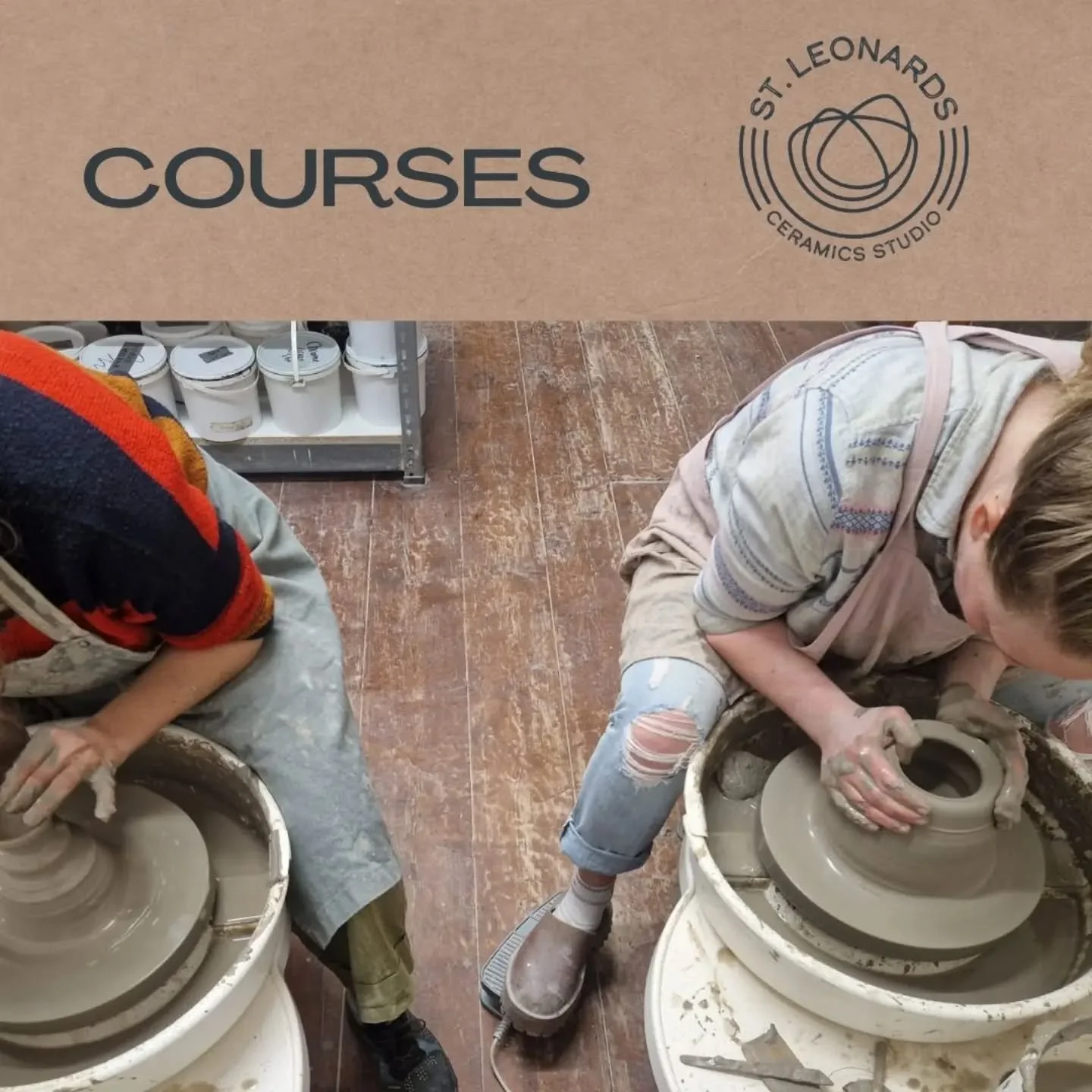 Our new 6 week courses start next week and there is still time to join, for absolute beginners or those with experience. 
There a few places in the hand building classes on Wednesday's, wheel throwing Thursday nights or Friday mornings. 

Booking lin