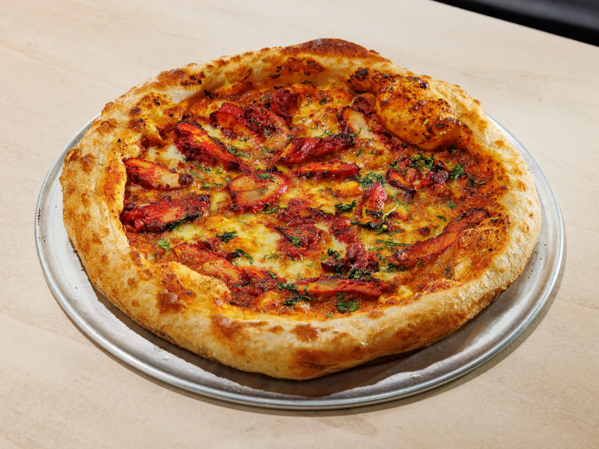 Butter Chicken Pizza