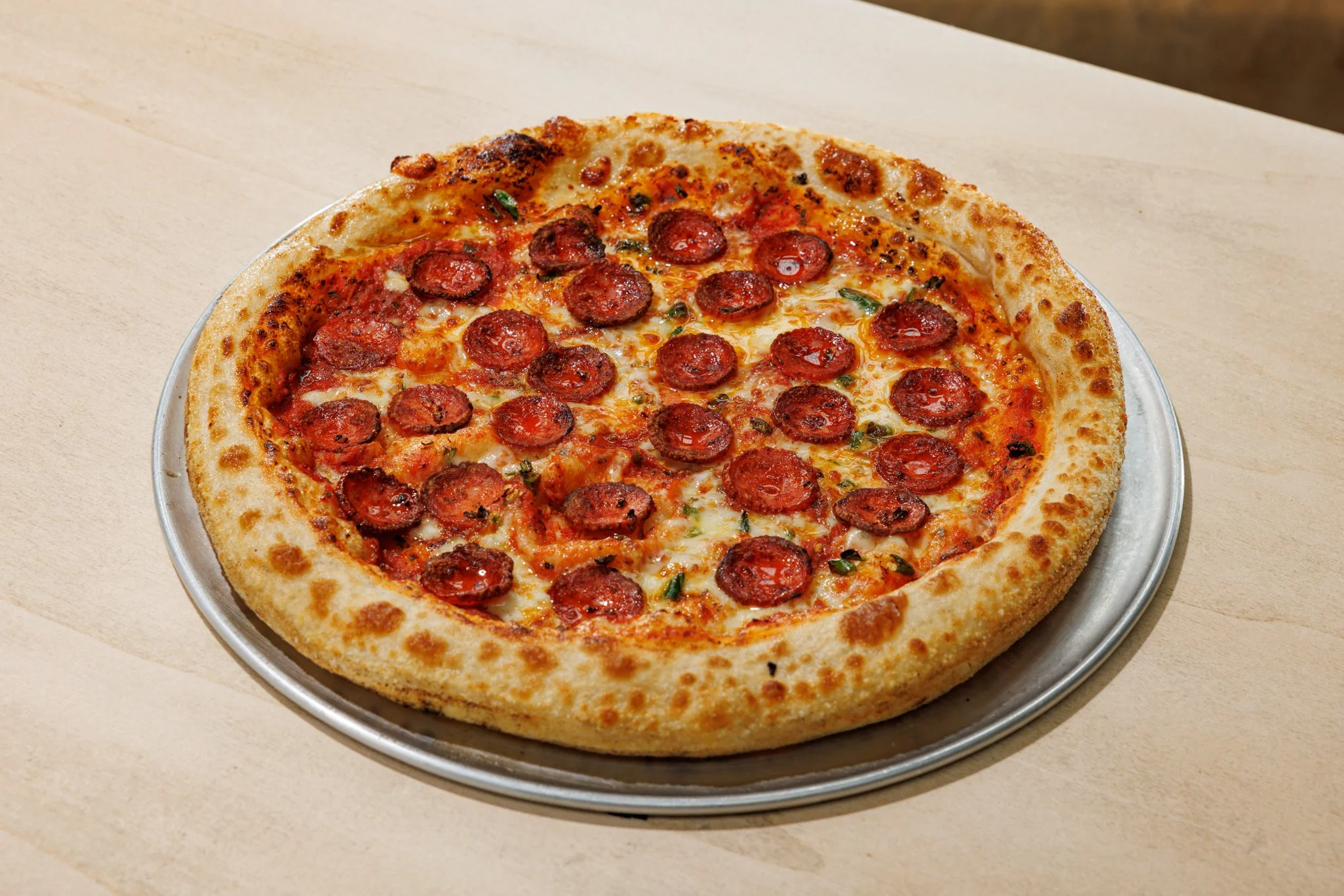 Punjabi Pepperoni Pizza