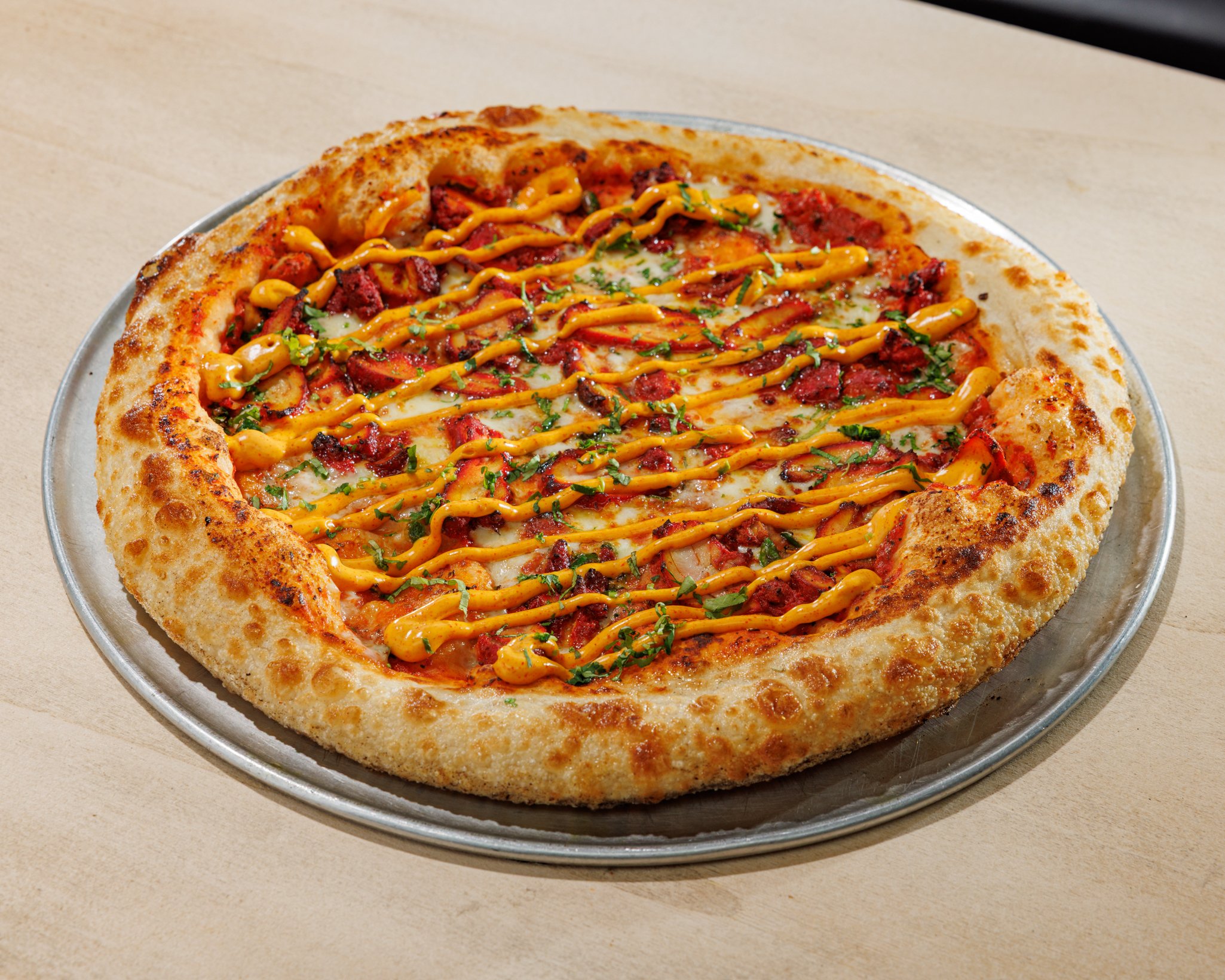 Naughty Chicken Pizza