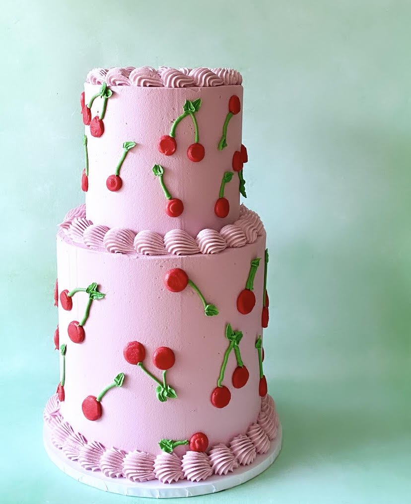 vintage retro cherry cherries cake birthday pink red wedding NO BORDER.jpg