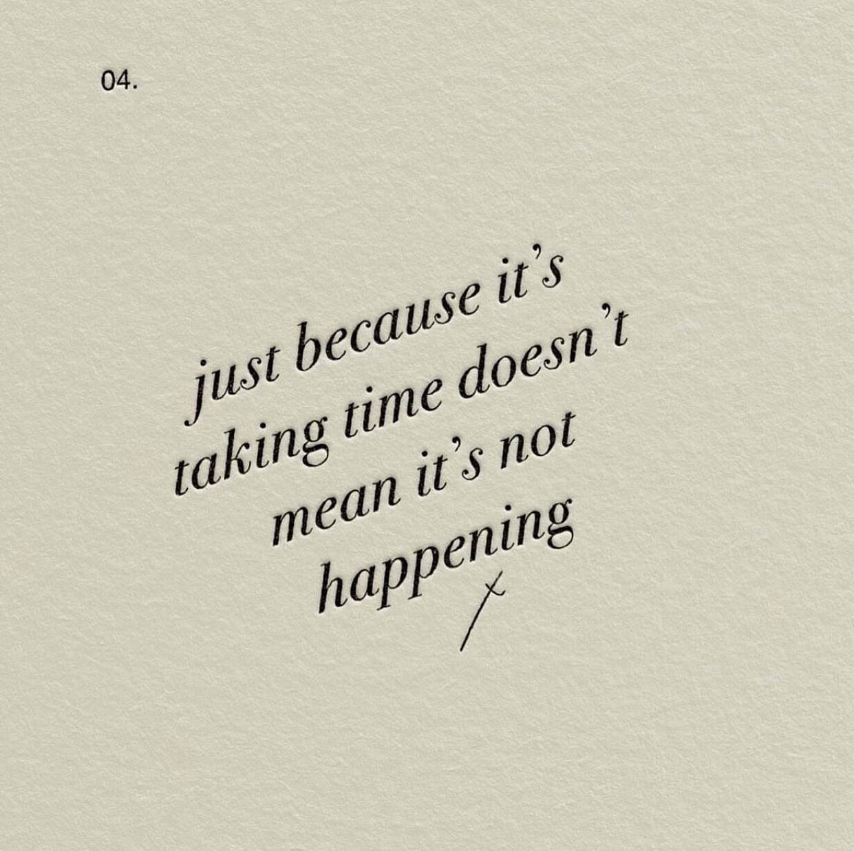 Give it time ||
&middot;
&middot;
&middot;
🙏🏼 Reminder: social media is simply a guide &amp; cannot replace personalised care. Our posts are designed to share our interests &amp; areas of passion. Please take only what resonates &amp; serves you. I