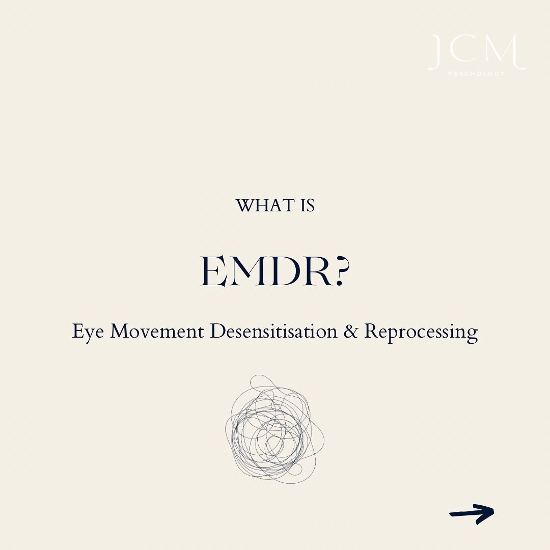 EMDR || Eye Movement Desensitisation &amp; Reprocessing (EMDR) is one of our favourite evidence-based interventions here at JCM. It is now widely recognised as a powerful therapeutic tool that can help to overcome the emotional &amp; psychological im