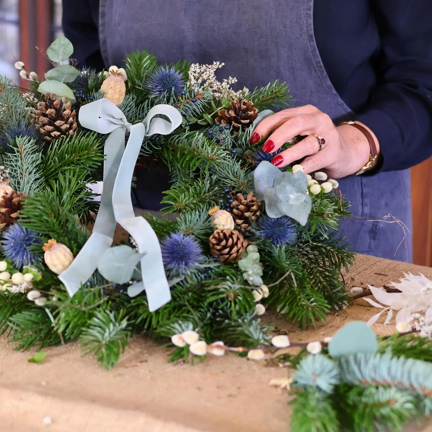 Are you looking for a special way to celebrate with your family, friends, or work colleagues as we head into the festive season? If so, our Luxury Christmas Wreath Workshop could be just the answer.

Experience the magic of crafting your own seasonal