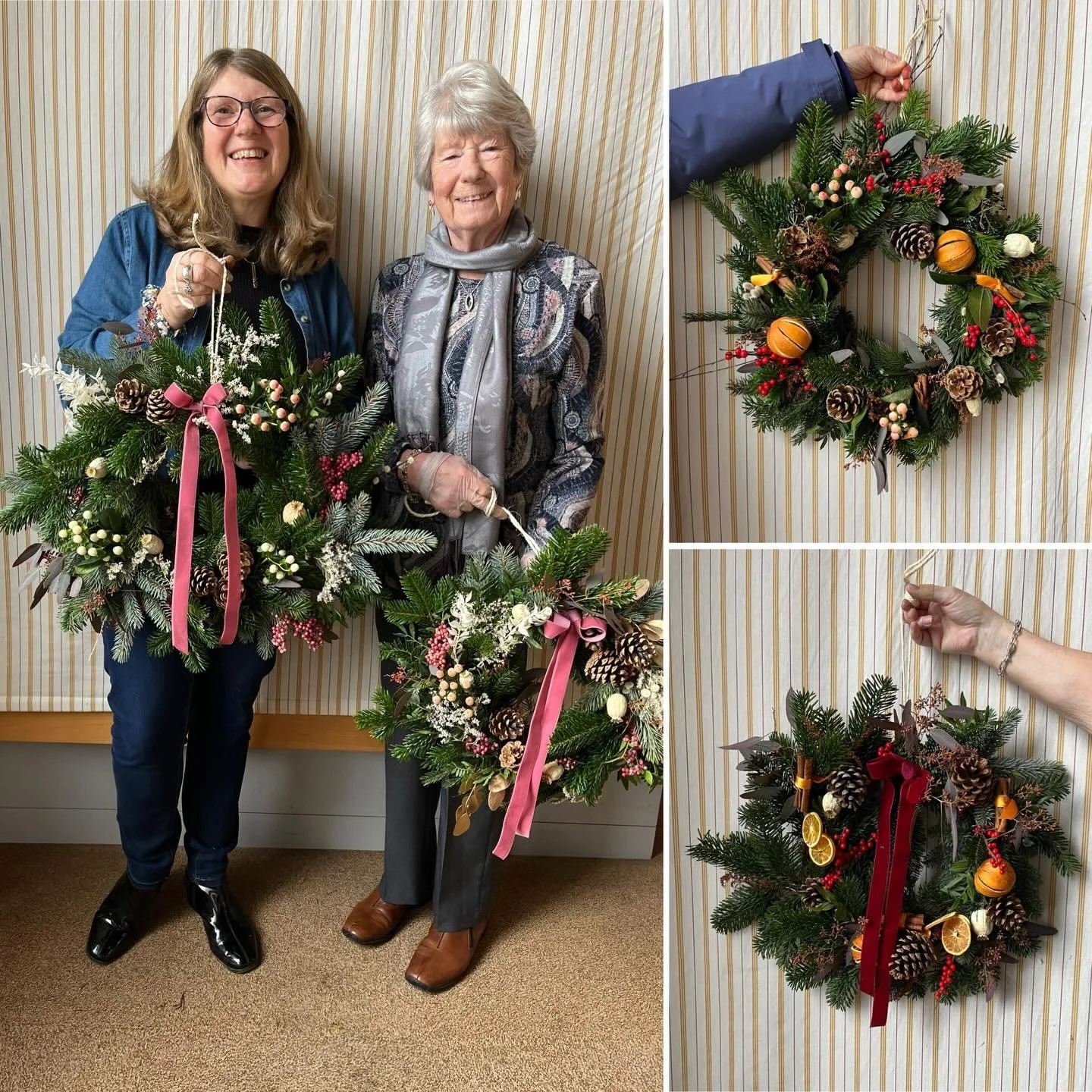 @museum_of_bath_at_work where we spent the morning wreathing. What a lovely, airy, light filled space despite the dreadful weather outdoors.