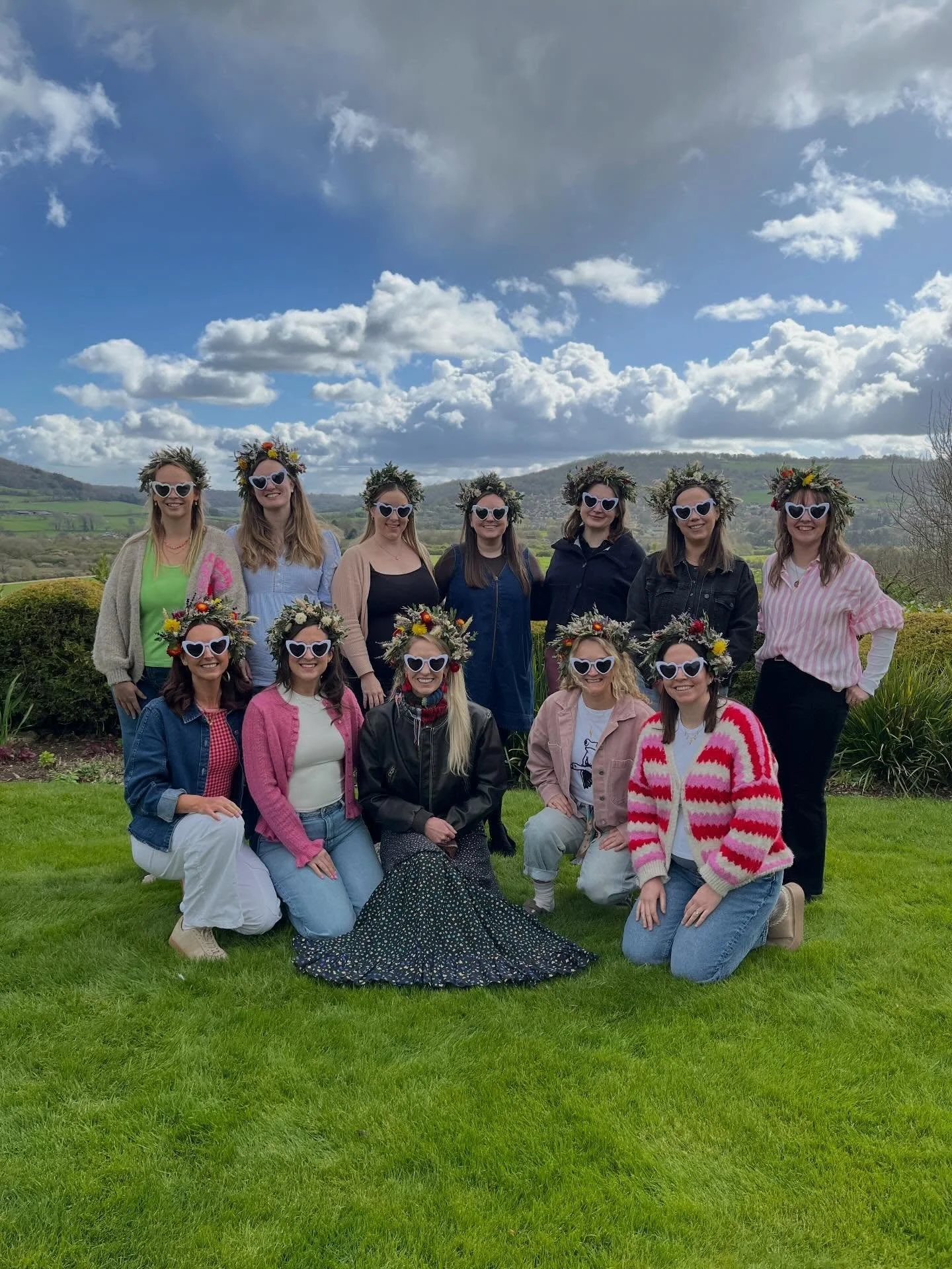 It was a rather cloudy day at The Bath Greenhouse but the girls did look cute in their sunglasses. 

This weekend we will be dried flower arranging with a group of friends, I&rsquo;ll be sure to catch a photo or two.