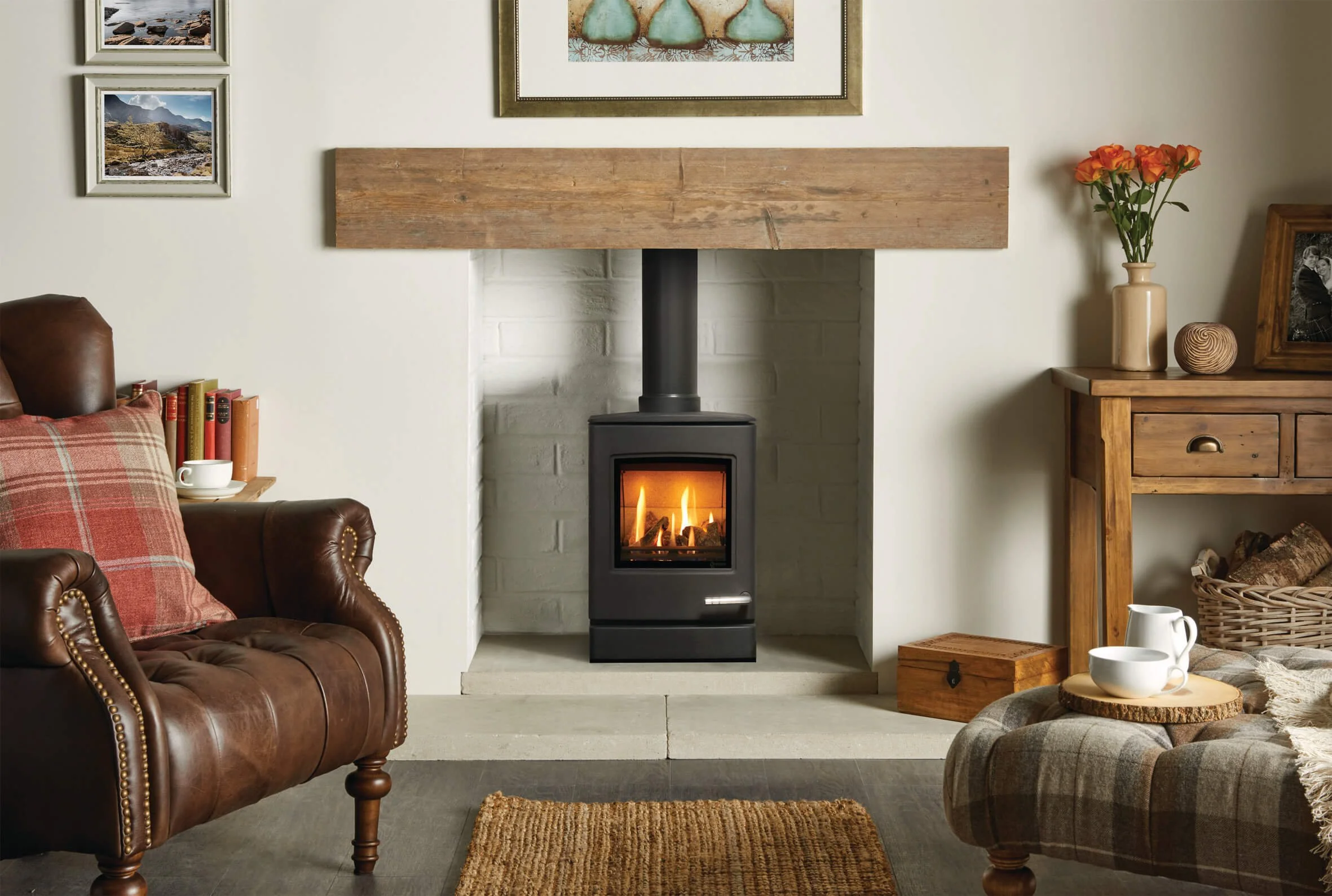 Gallery Tiger Gas Stove — Robert Phillips Fireplaces