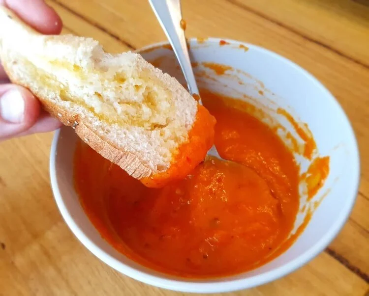 Vegan Roasted Capsicum and Pumpkin Soup