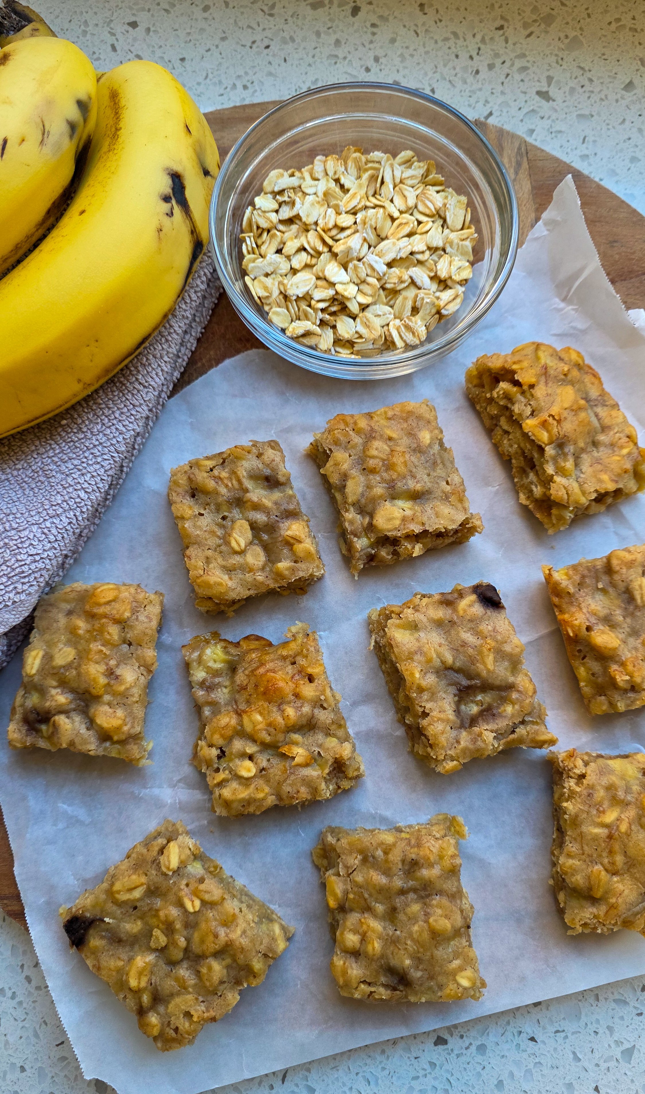 Banana Oat Slice (Vegan)