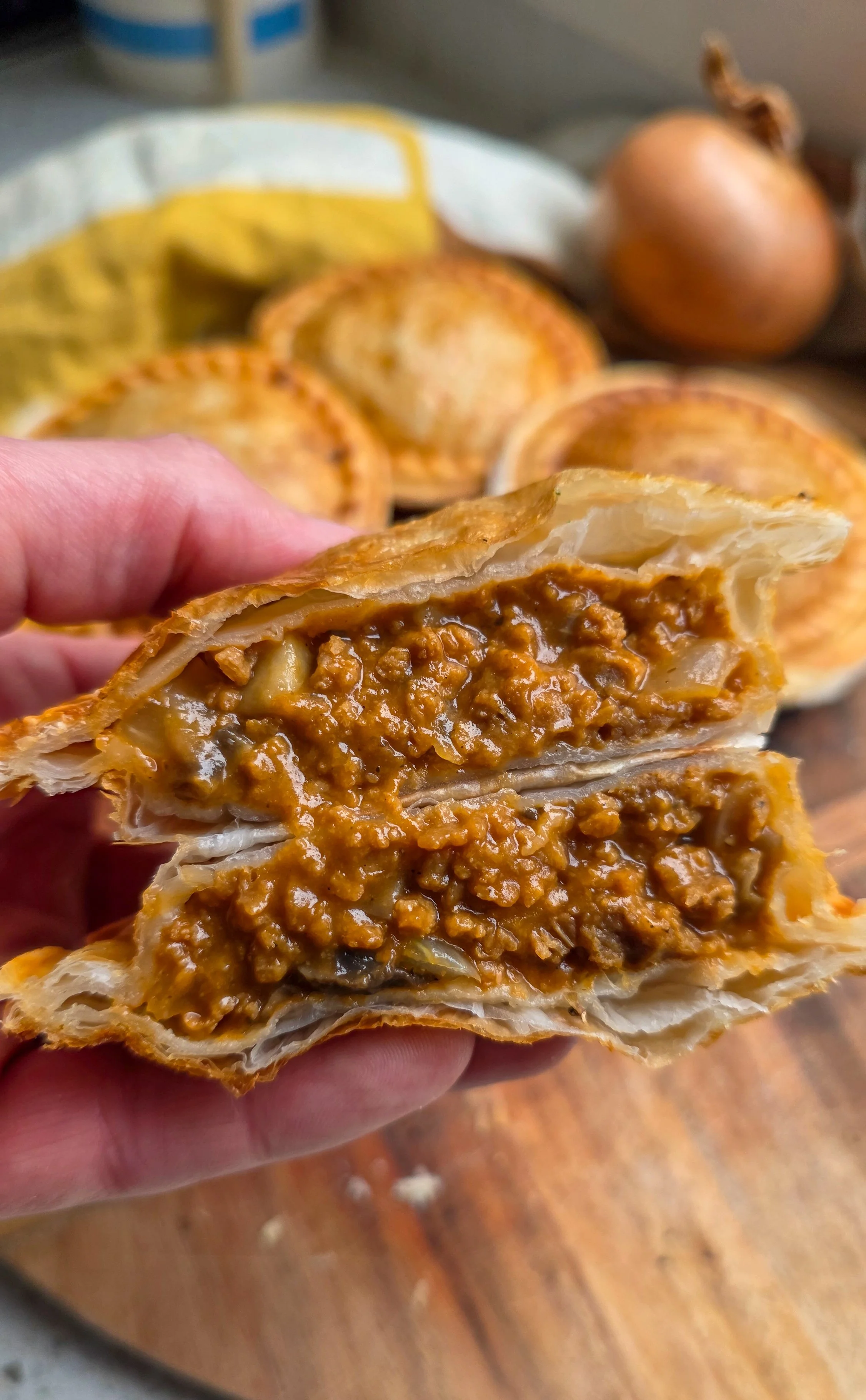 TVP Vegan Meat Pies (Pepper No-Beef Pies)