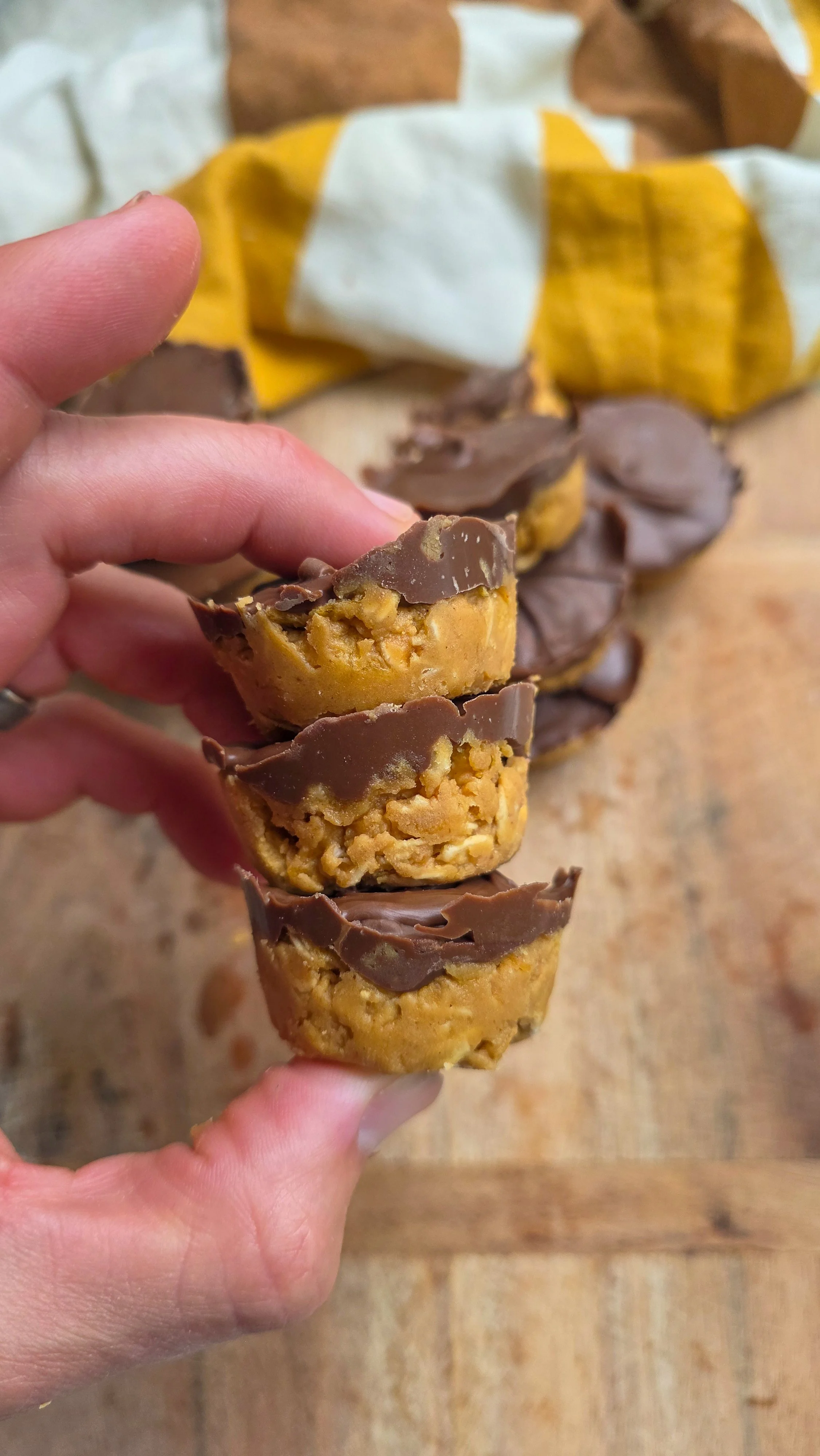 Protein Peanut Butter Crunch Cups