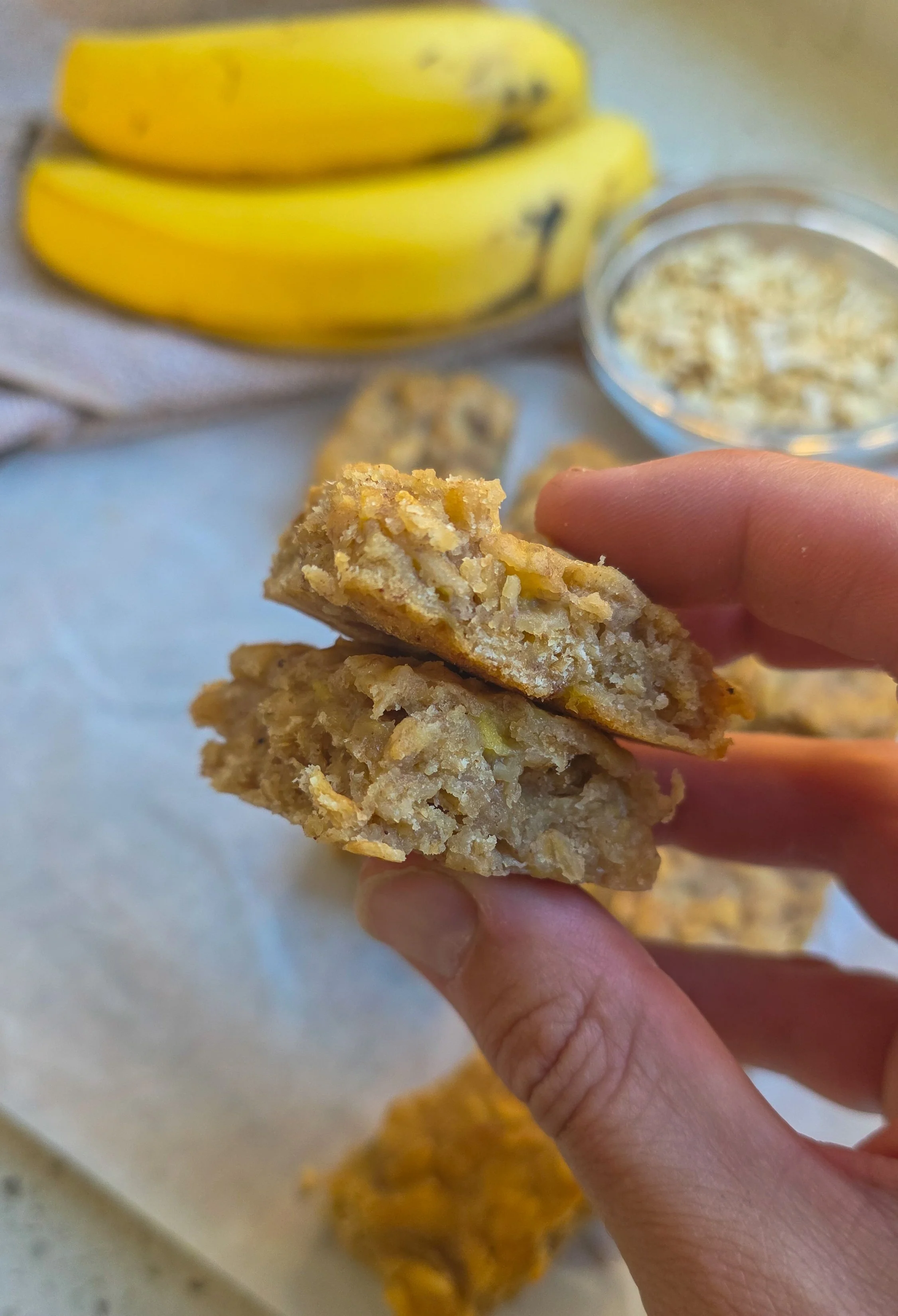 Banana and Oat slice vegan recipe