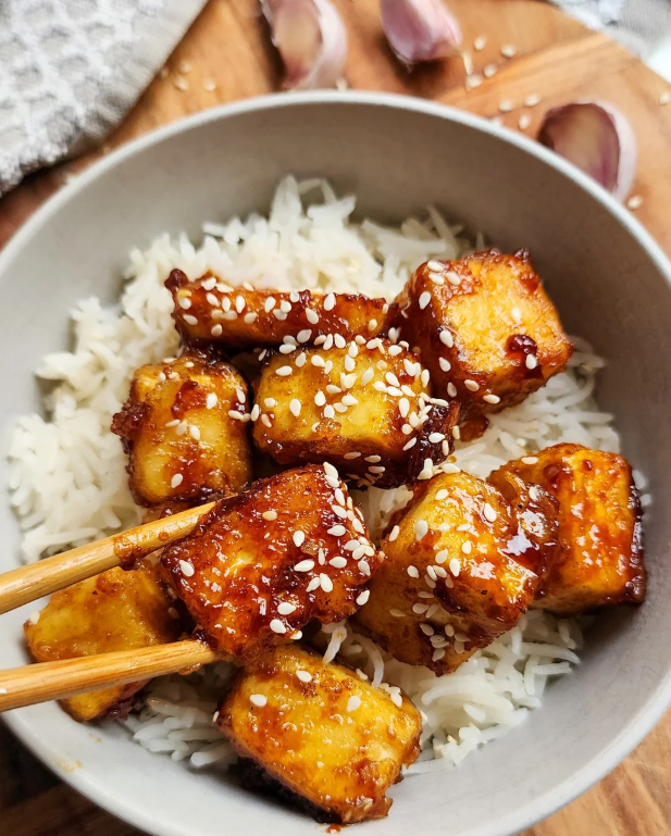Maple Hoisin Tofu dish