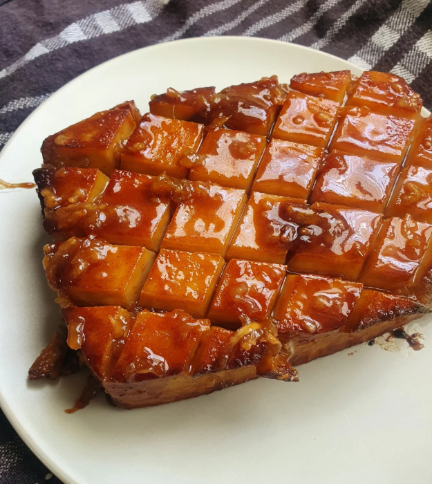Glazed tofu