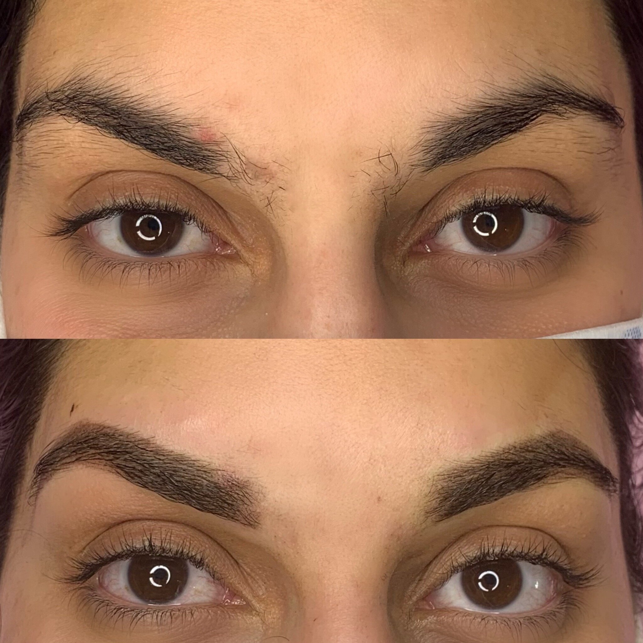 Before & After : Ombre Brow