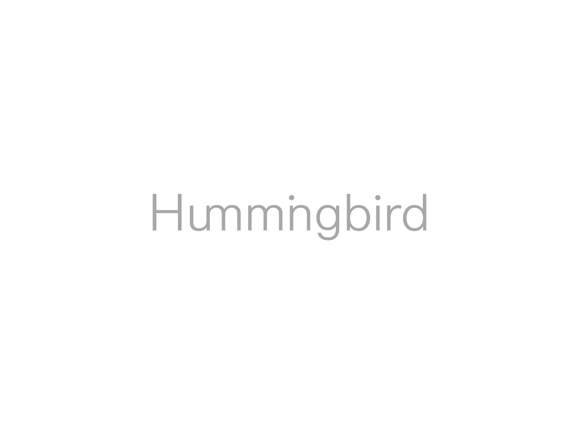 Hummingbird