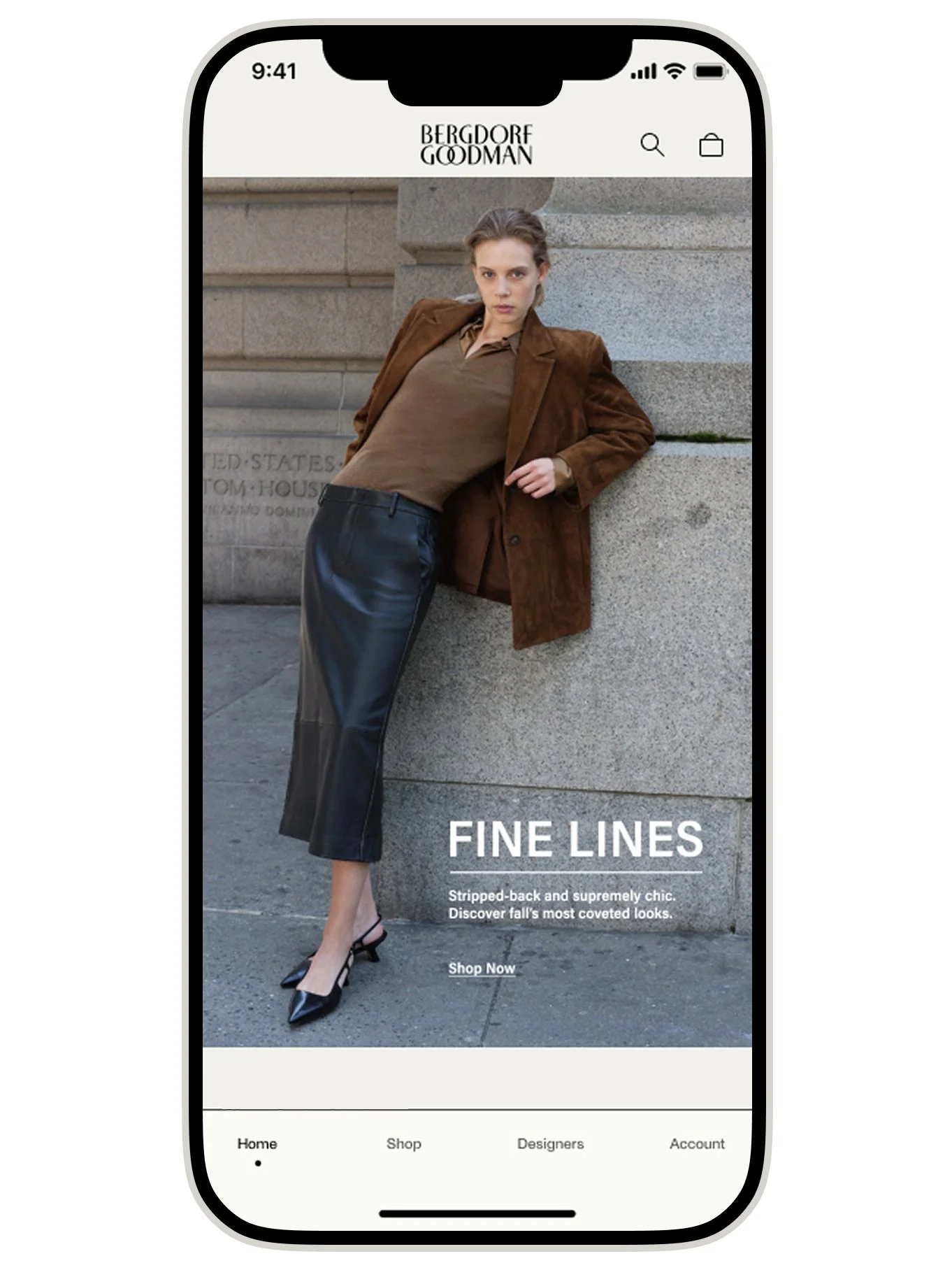 Bergdorf Goodman— iOS App Redesign