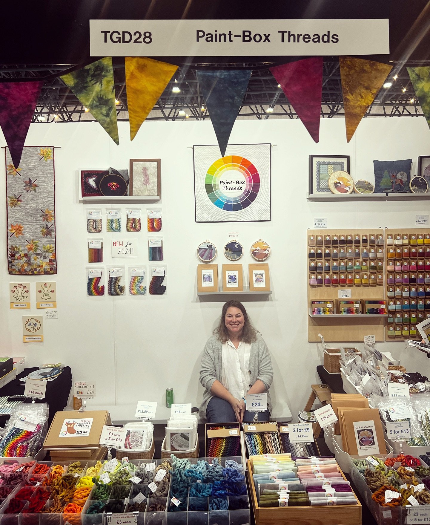 Do you know what&rsquo;s even better than the Knitting and Stitching show at Alexandra Palace?
Coming to the Knitting and Stitching show at Alexandra Palace and finding an independent U.K. based company who specialise in beautiful hand-dyed Perle cot