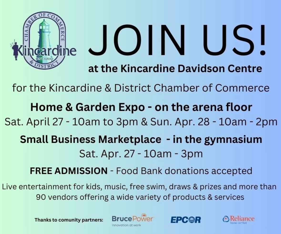 Happy to Announce that Women&rsquo;s House Serving Bruce &amp; Grey will be participating in Kincardine&rsquo;s 🪴Home &amp; Garden Expo🪴this year. Stay tuned for exciting news and events. See you there 🤗
#kincardinestrong #kincardinechamber #bruce