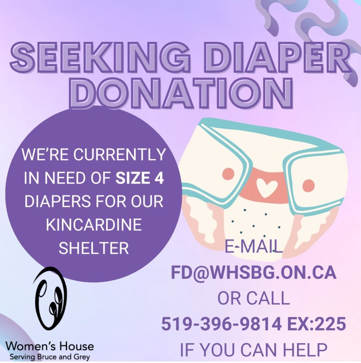 Please reach out if you can help. We&rsquo;re always super appreciative of our community&rsquo;s generosity.🤗
#whsbg #downtownkincardine #kincardinestrong #kincardinebia #kincardinechamber