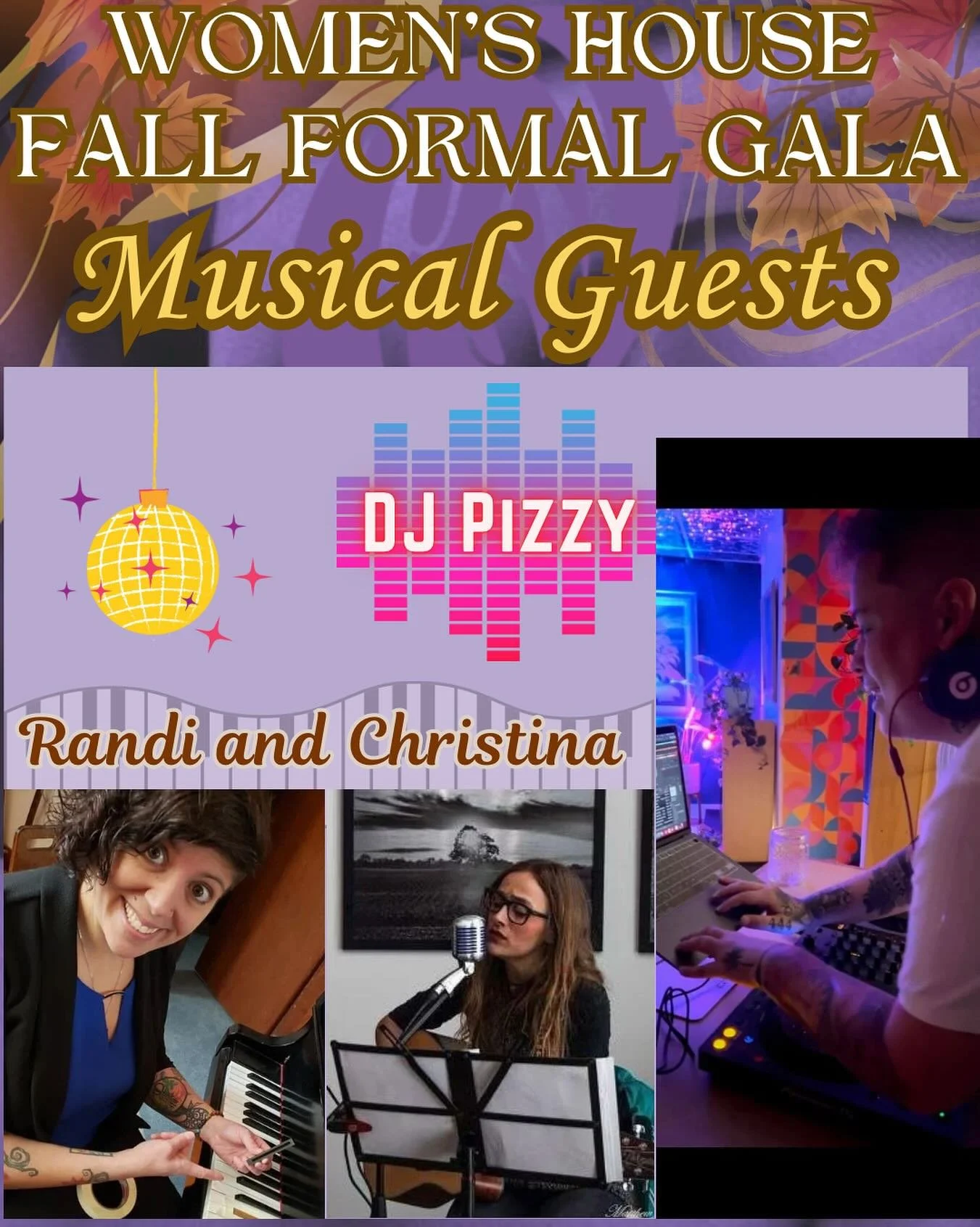 Looking forward to some Fantastic entertainment and music for our Fall Formal Gala, Saturday October 18th at the Lakeshore Recreation Centre in Port Elgin. 

✨Gracing us with a live performance is Randi and Christina and rolling into a dance filled e