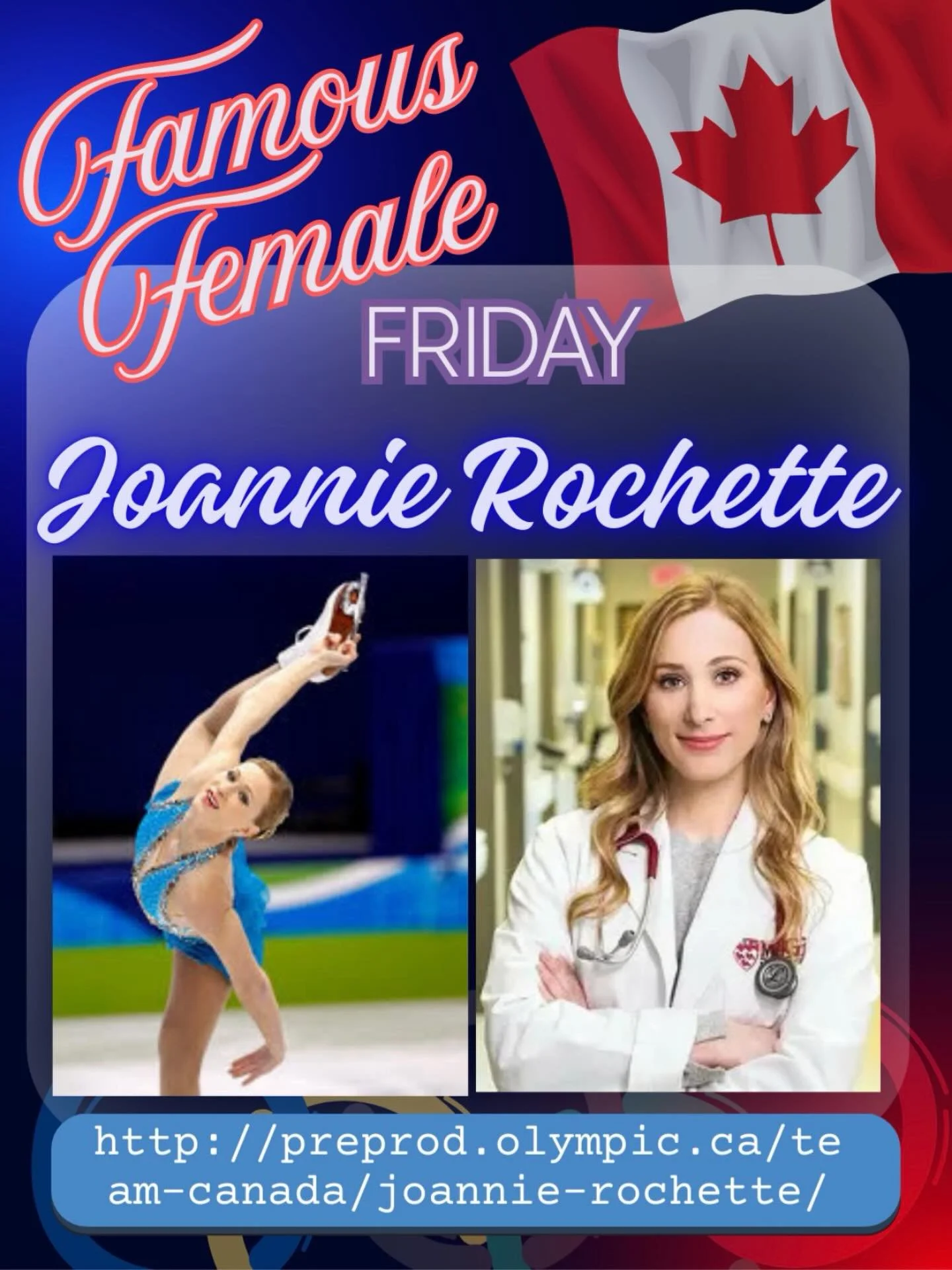 Welcome to another ✨𝐅𝐚𝐦𝐨𝐮𝐬 𝐅𝐞𝐦𝐚𝐥𝐞 𝐅𝐫𝐢𝐝𝐚𝐲✨

March is Women&rsquo;s History Month, and with the recent Winter Olympics, it was only fitting to showcase our amazing Canadian Female Athletes and their accomplishments. 

This week&rsquo;