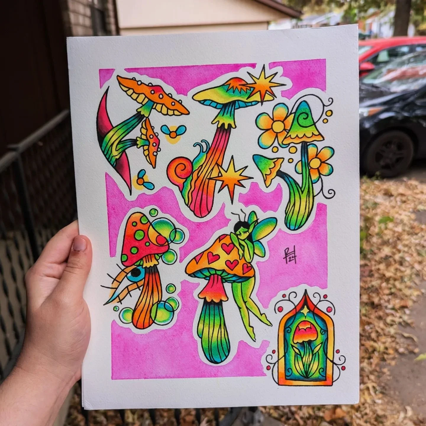 Painting designs for the ol flash book 🌈
.
.
.
.
.

#colortattoo #tattooartist #arkansasartist #arkansastattoo #bentonvillearkansas #bentonvilletattoo #fayettevilletattoo #fayettevillearkansas #nwarkansas #nwarkansasartist #cutetattoo  #illustrative