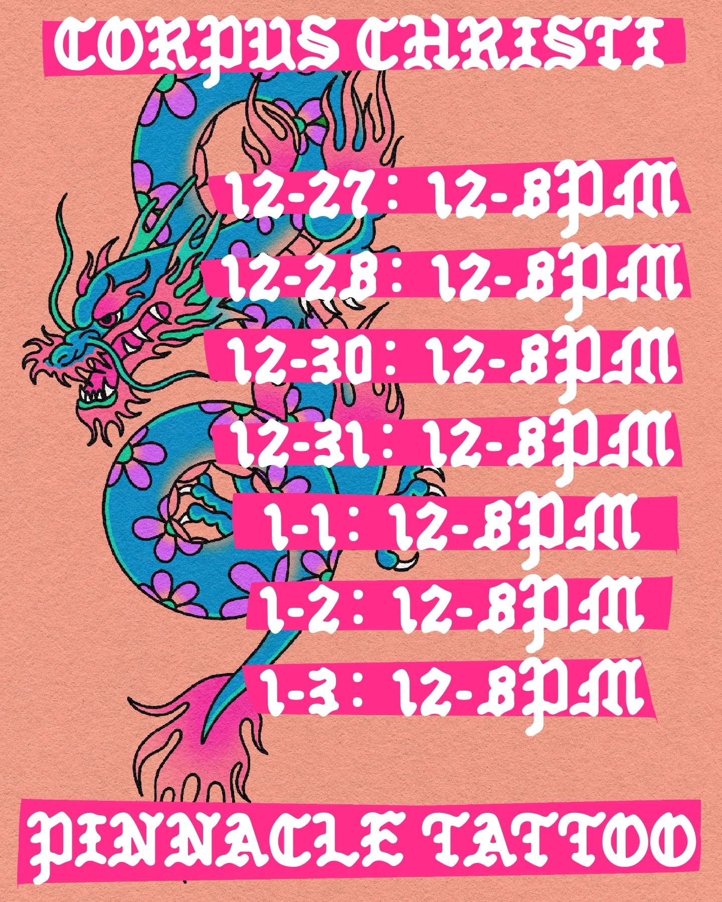 Hey 361 🌈 I will be visiting @pinnacletattoo and have availability for these dates!
If you're interested, shoot me an email at soopersofttattoos@gmail.com! Please include a description of your tattoo, placement, and any references!
$60 deposit, non 