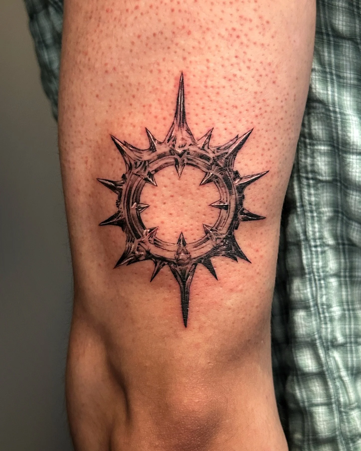 First chrome done!🤘🏽 Who&rsquo;s up next? #chrometattoo #microrealismtattoo #arkansas #arkansastattooartist #arkansastattoos #rogers #rogersarkansas