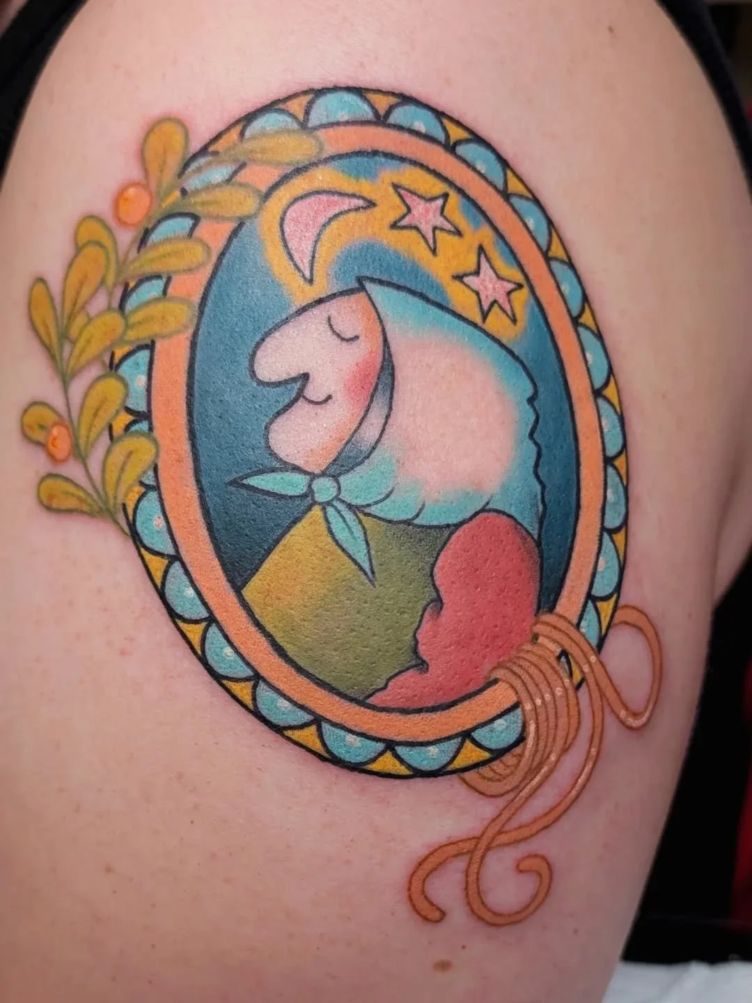 Strega Nona &hearts;️ so cute! 
.
.
.
.
#streganona #arkansastattoo #nwarkansas #rogersarkansas #tattoolifestyle #fusionink #solidink