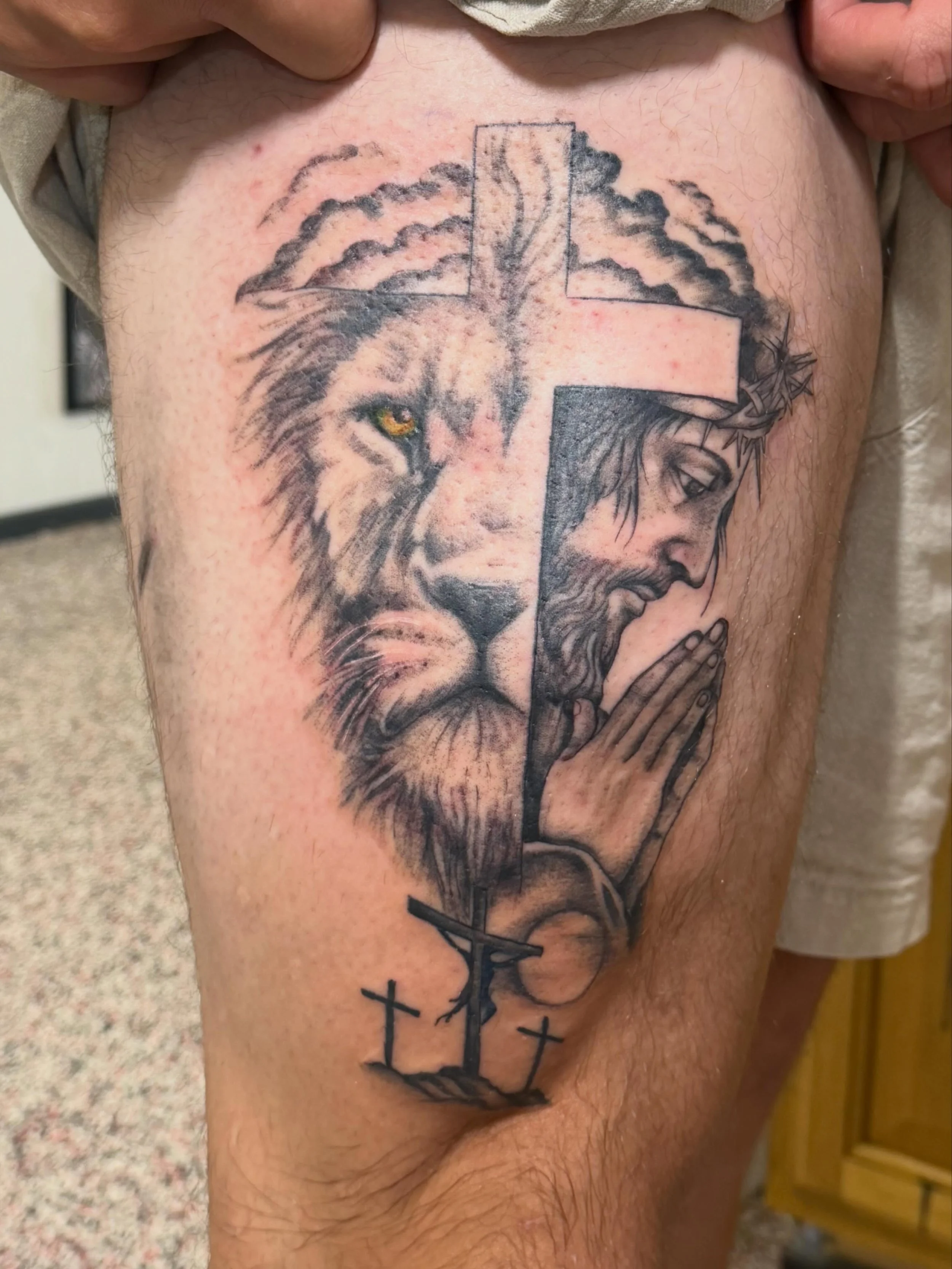Sometimes client heals the artist! Thank you for all you do @mosully71 for me and my fianc&eacute; and that freaking awesome girl of yours that I love so much!! 🥰