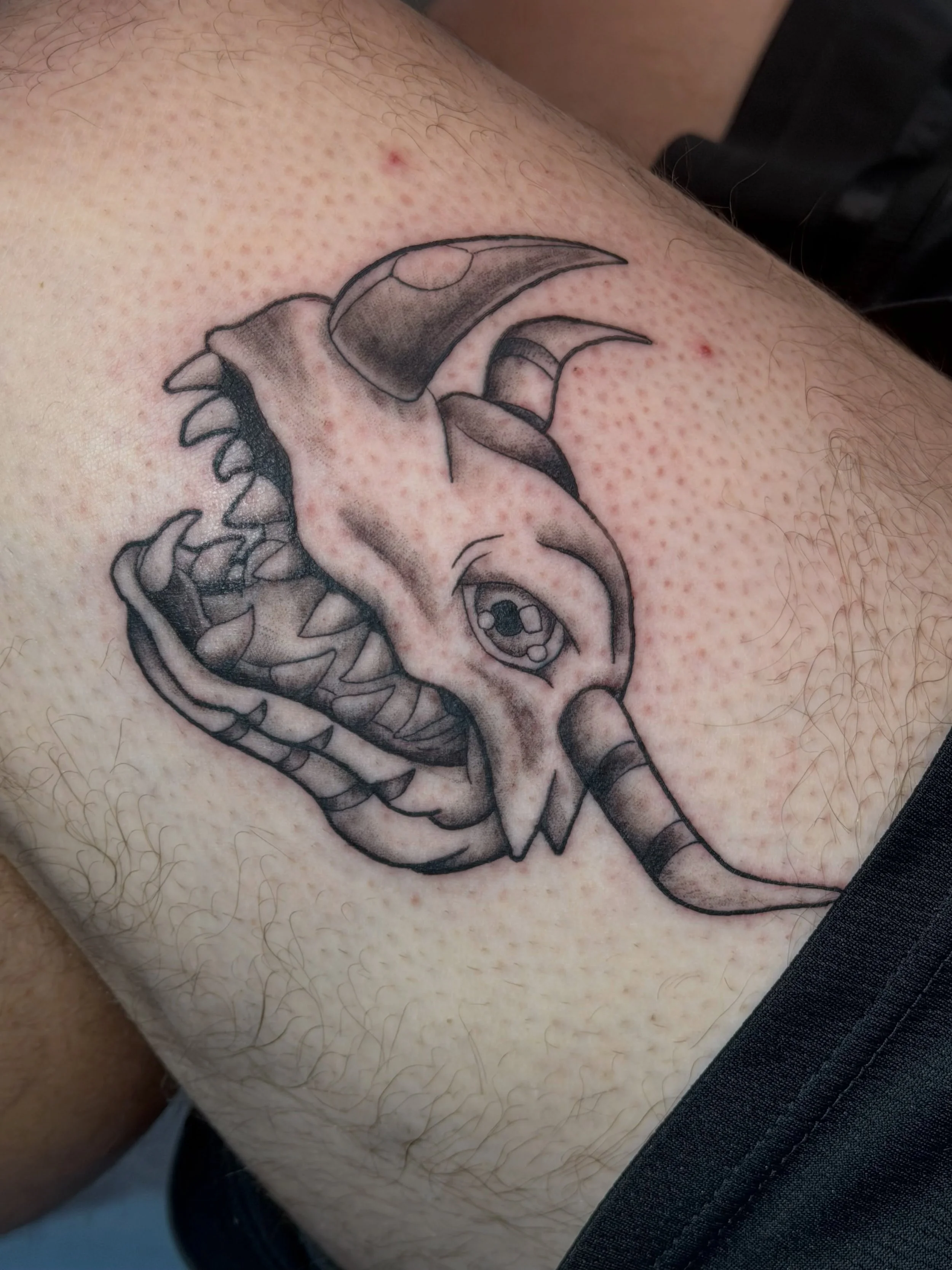 Got this kick ass walk in today!! I love animated tats!