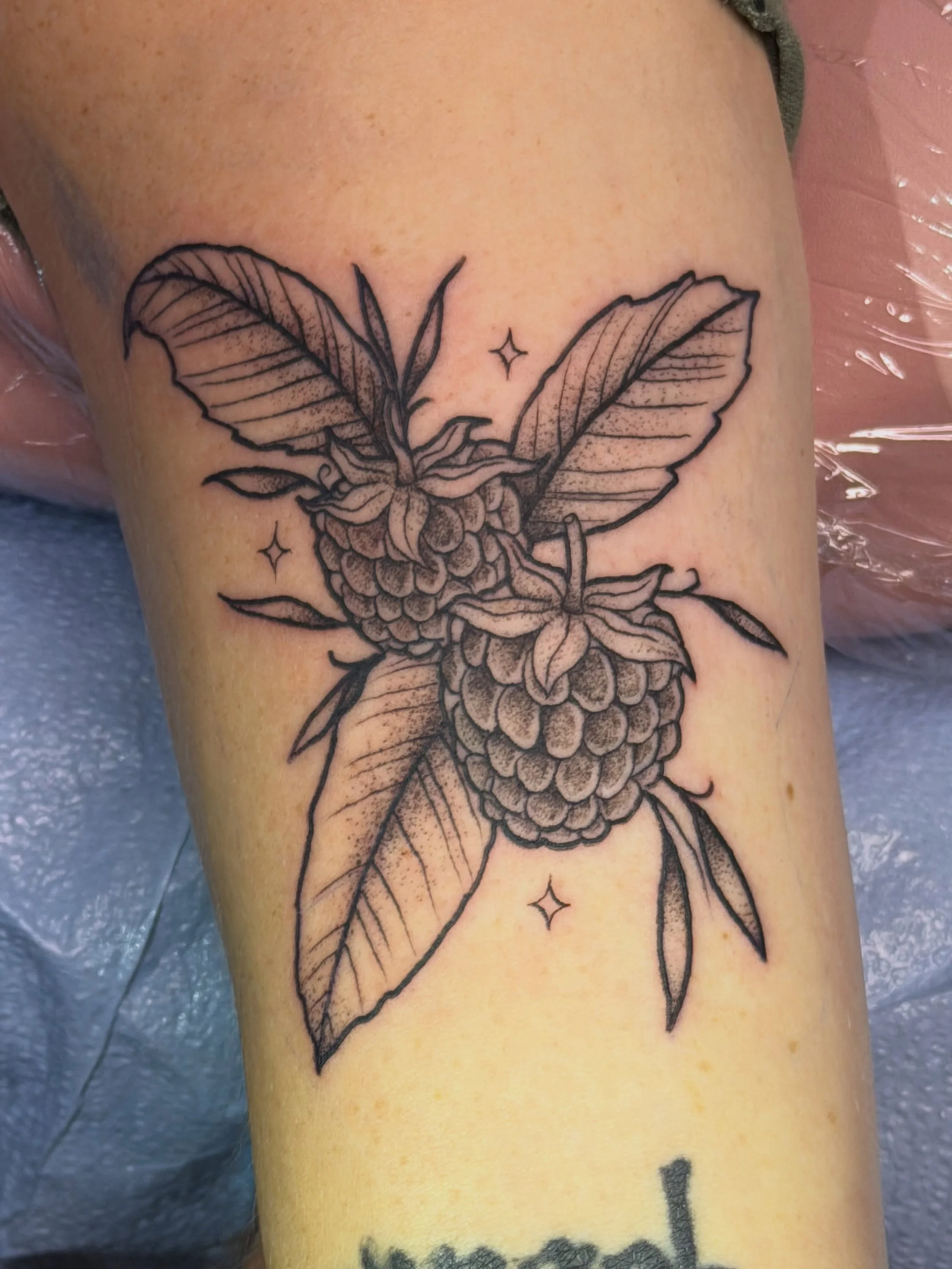 Thank you BERRY MUCH @johnzzzippro for being my guinea pig on some stipple shading!! New achievement! 😜💐🍓🫐
