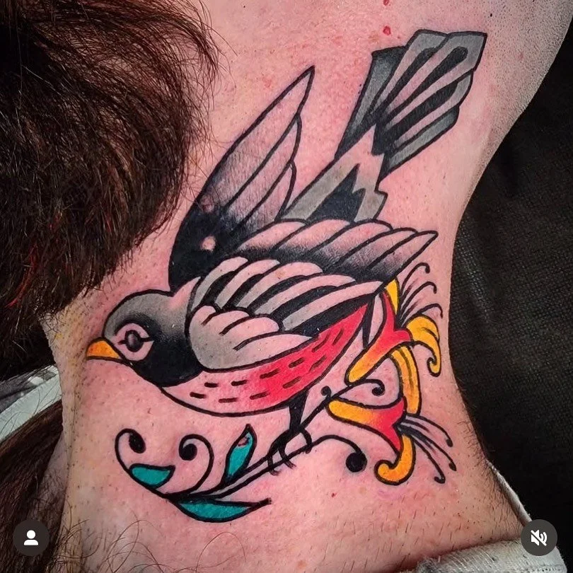 Tattoo by @dave_ath #northshore #gardencitytattoo #oldlines #traditionaltattoo #salemma #beverlyma #skinart_traditional #tradworkers #tattoo #traditionaltattoos #whipshaded #traditionaltattooer #usatraditional #oldschooltattoos #besttradtattoos #trad