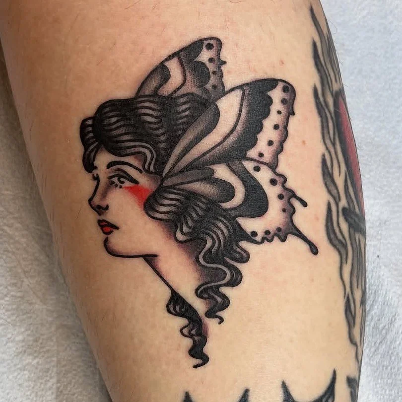 Tattoo by @cool.hand.danielle #tattoo #tattooing #tattooart #tattooartist #tattooer #art #artist #skinarttraditional #americantraditional #traditionaltattoos #brightandbold #boldwillhold #oldschool #vintagetattoo #beverlyma #northshorema