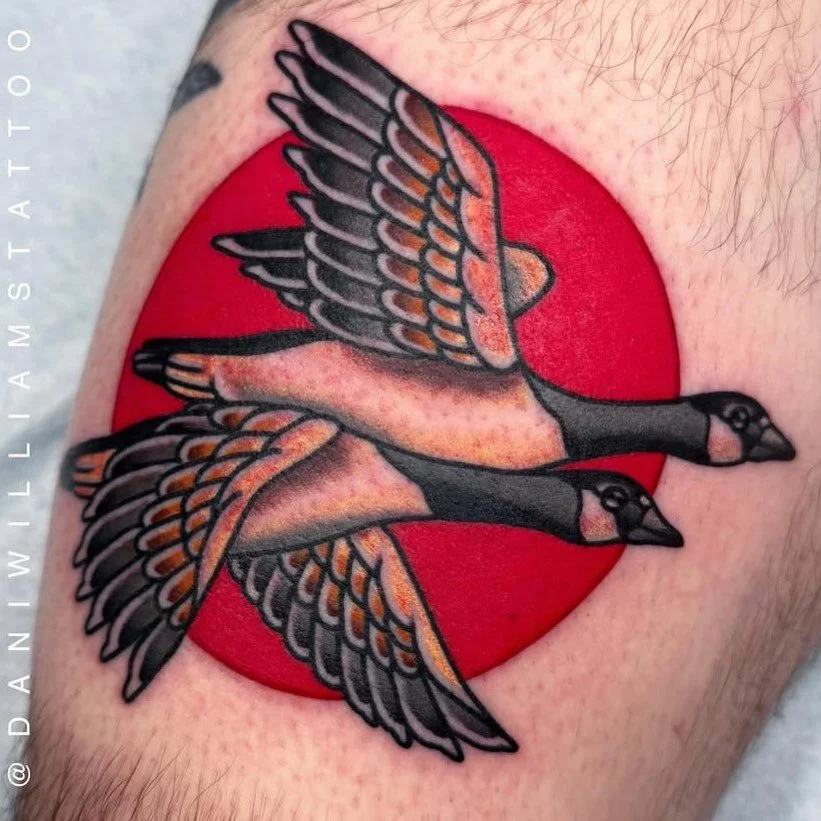 Tattoo by @daniwilliamstattoo #northshorema #gardencitytattoo #oldlines #traditionaltattoo #salemma #beverlyma #skinart_traditional #tradworkers #tattoo #traditionaltattoos #whipshaded #traditionaltattooer #usatraditional #oldschooltattoos #besttradt