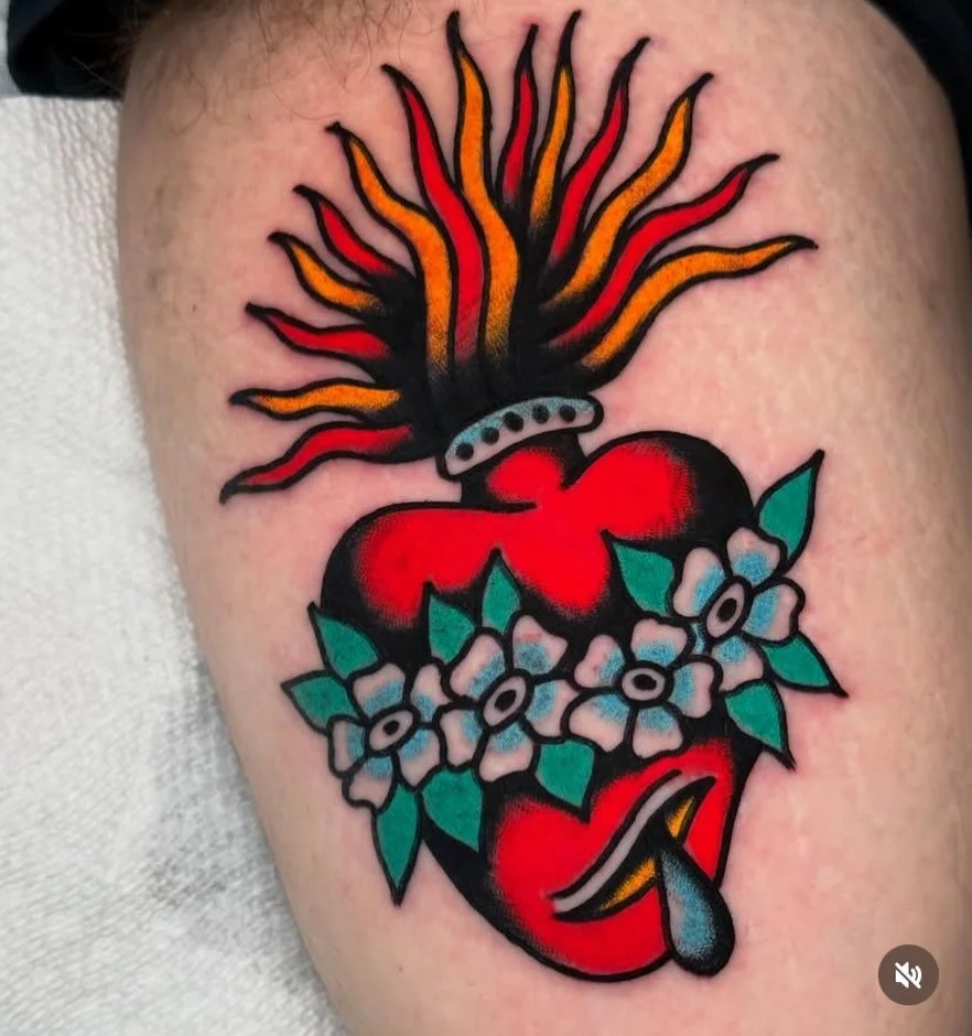 Tattoo by @abixbytattoo #northshorema #gardencitytattoo #traditionaltattoos #traditionaltattoo #beverlyma