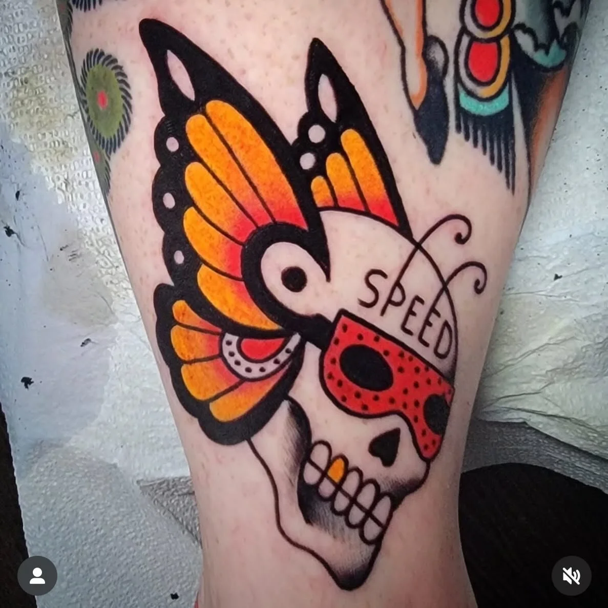 Tattoo by @dave_ath #northshorema #gardencitytattoo #traditionaltattoos #traditionaltattoo #beverlyma