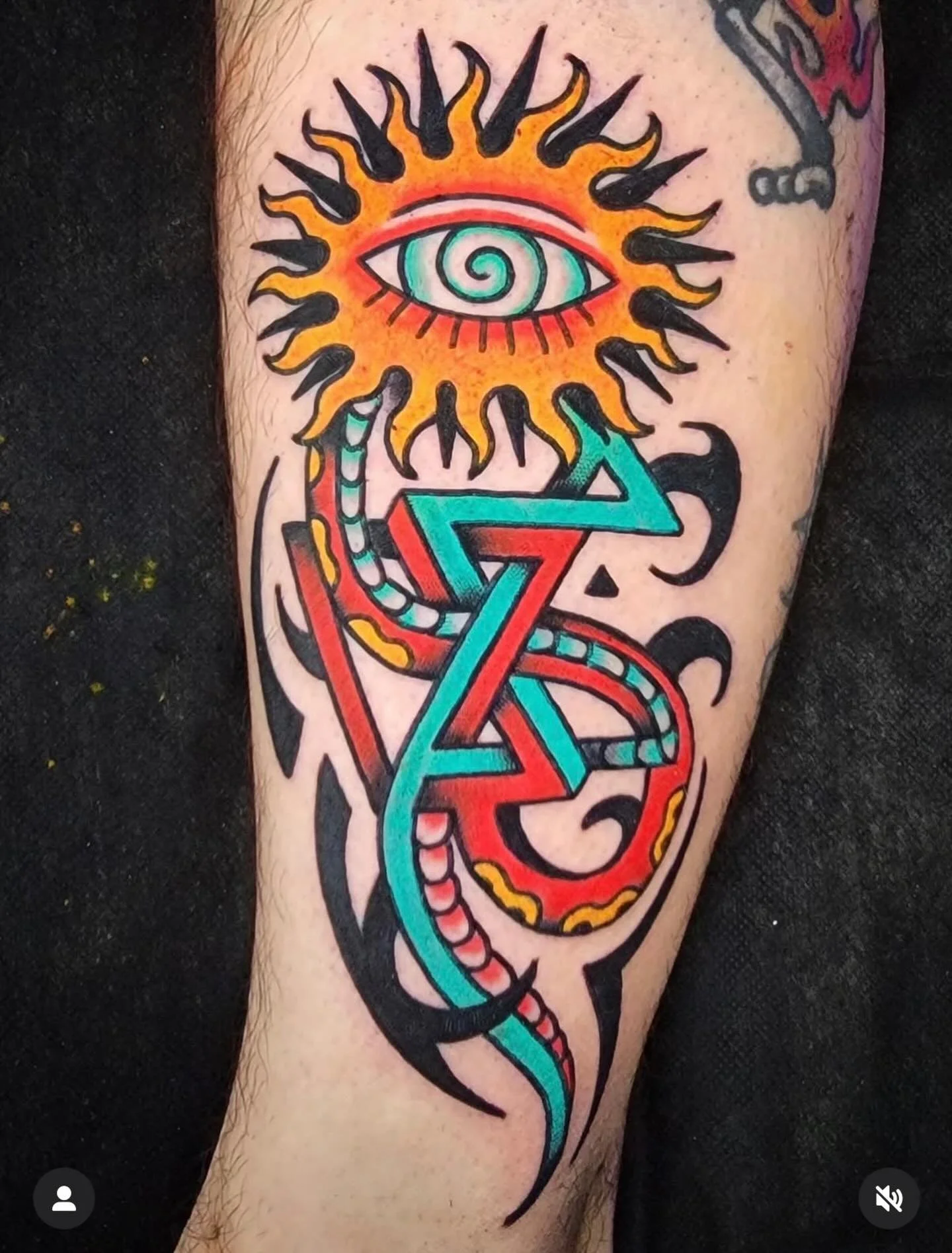 Tattoo by @dave_ath #northshorema #gardencitytattoo #traditionaltattoos #traditionaltattoo #beverlyma