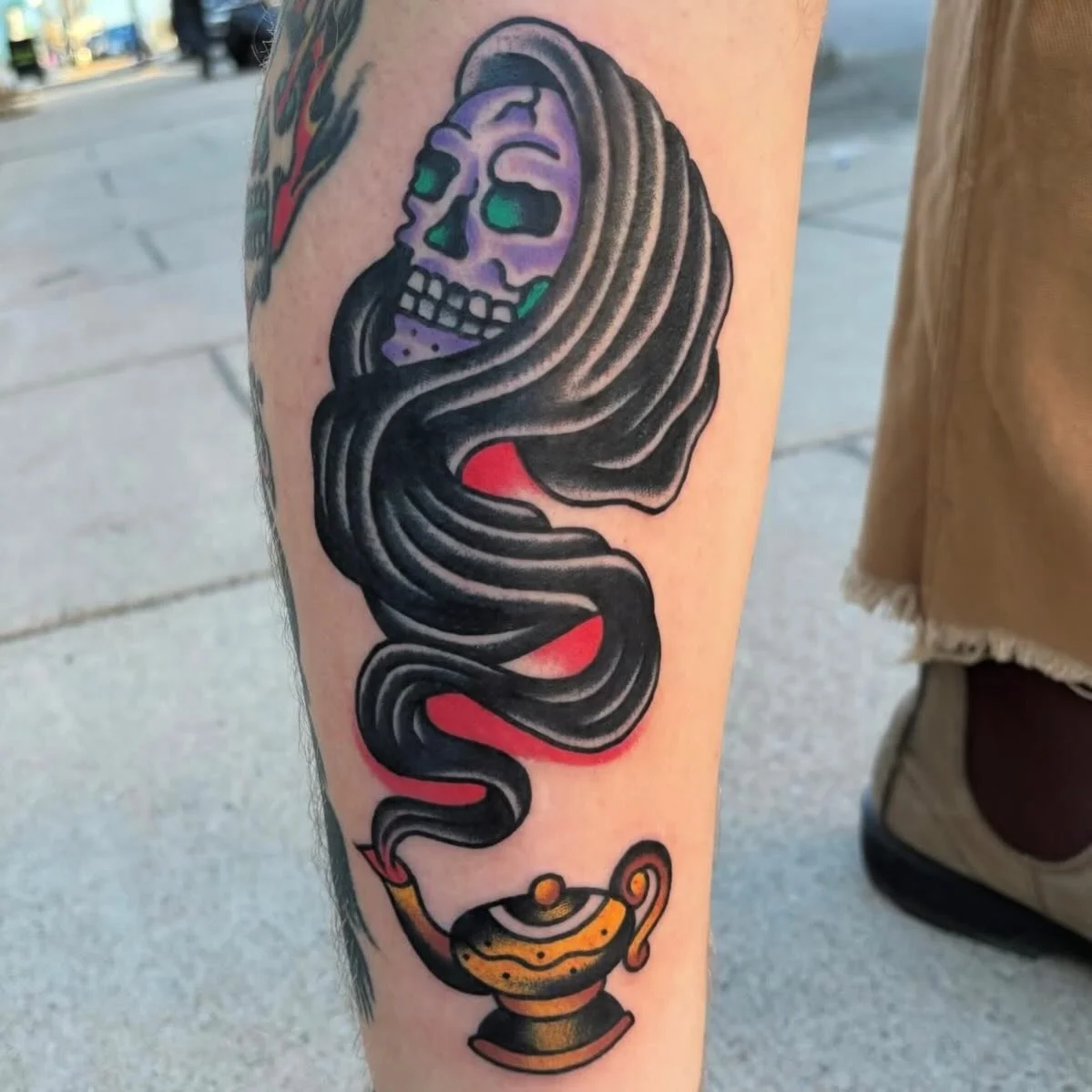Tattoo by @jonathan_putur #northshorema #gardencitytattoo #traditionaltattoos #traditionaltattoo #beverlyma
