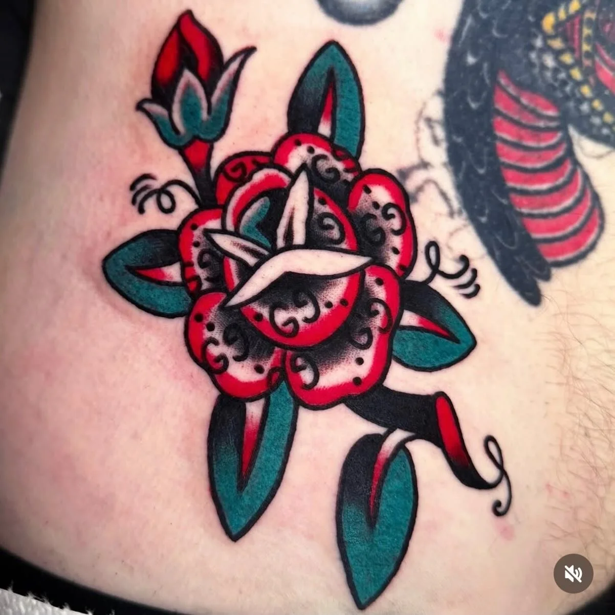 Tattoo by @daniwilliamstattoo #northshorema #gardencitytattoo #traditionaltattoos #traditionaltattoo #beverlyma