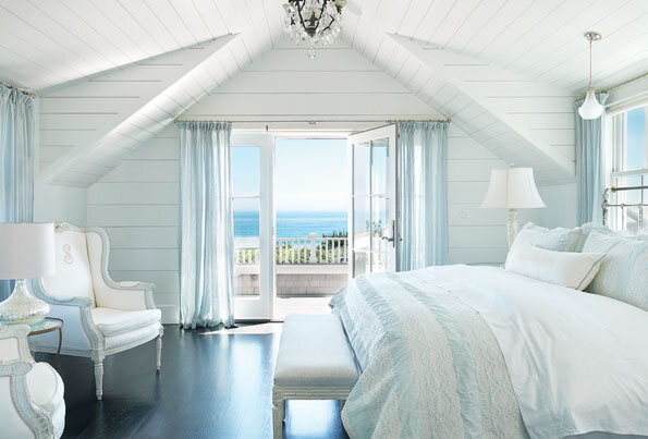 Surfside Chic Master Bedroom Boston Magazine March 2012