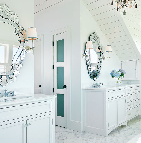 Surfside Chic Master Bathroom Boston Magazine March 2012