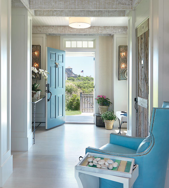 Surfside Chic Entry Way Boston Magazine March 2012