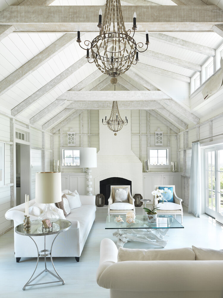 Surfside Chic Living Room Boston Magazine March 2012